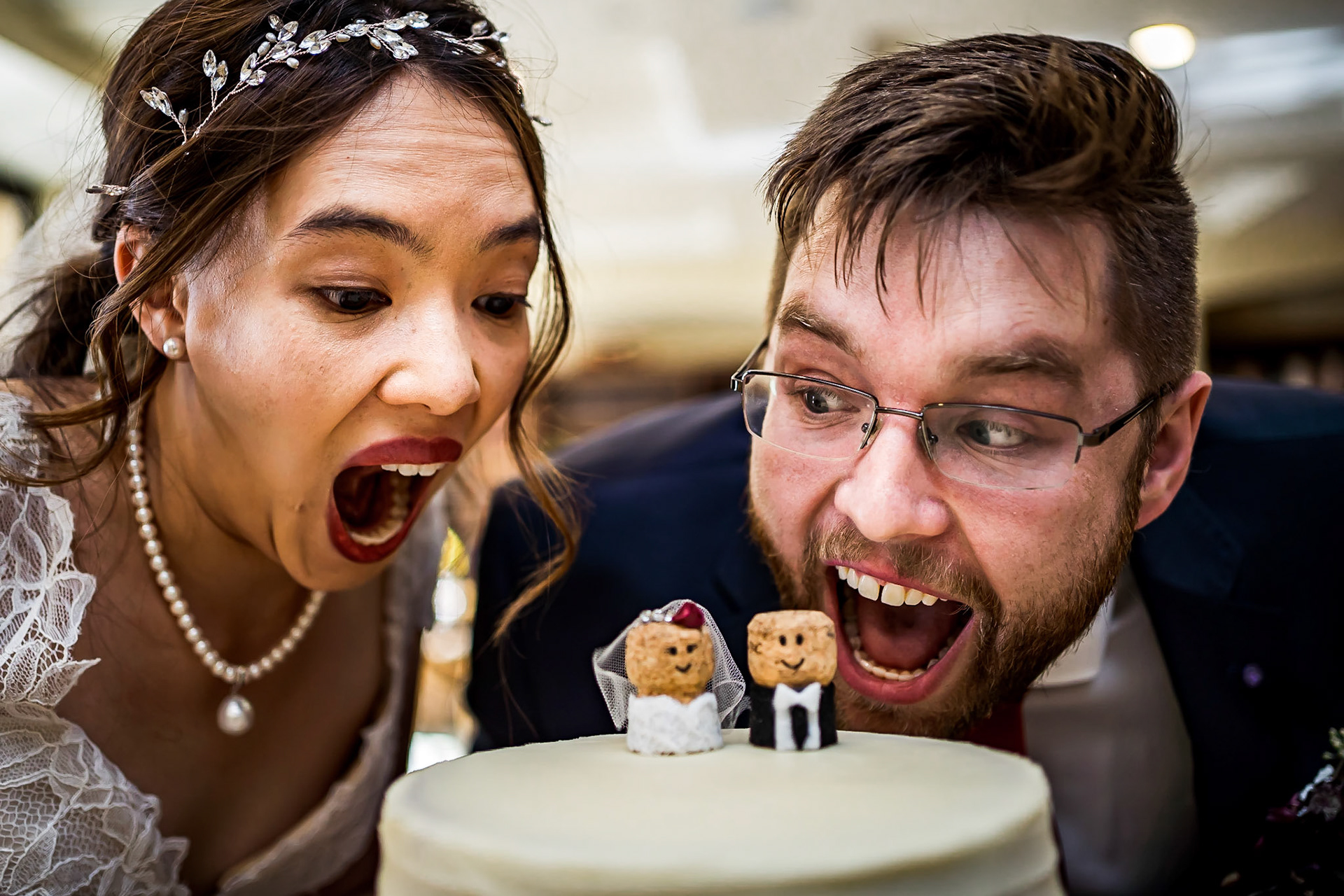 Intimate wedding photography in Denver Colorado. Small wedding in an apartment with dog, family, and friends.