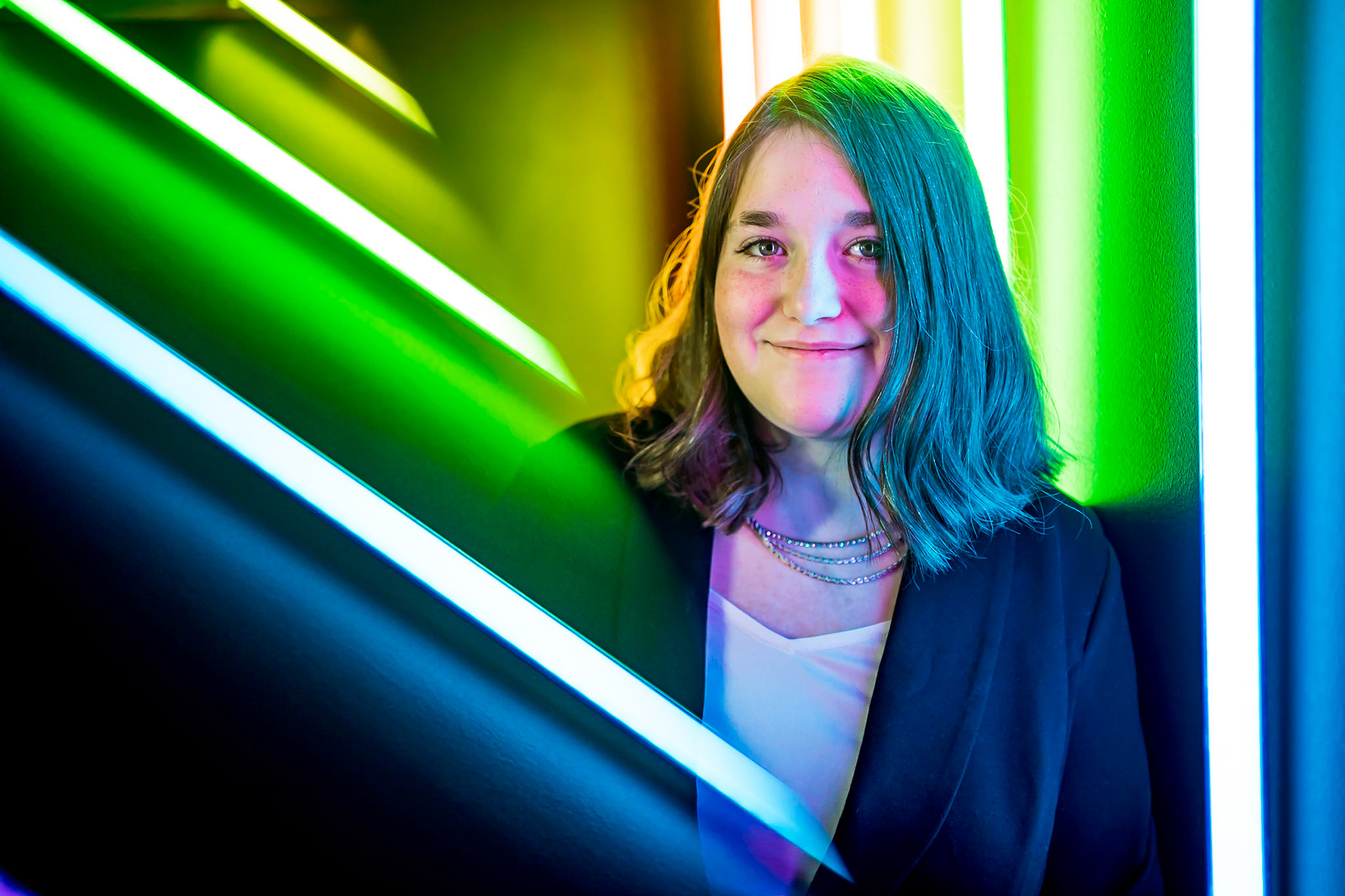 Fun, colorful senior portraits for an awward teen in Boulder, CO