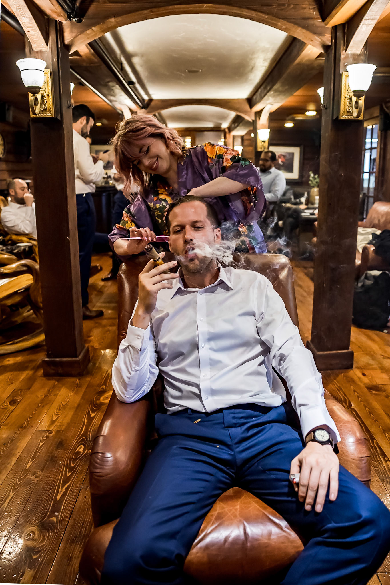 Fun, chill, and colorful wedding at Crooked Willow Farms in Larkspur, Colorado