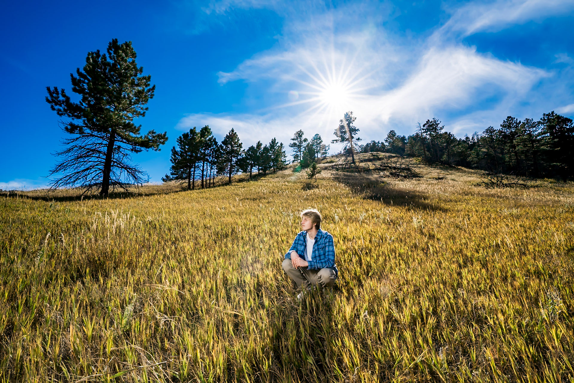 Easy high school senior portraits in Boulder, CO