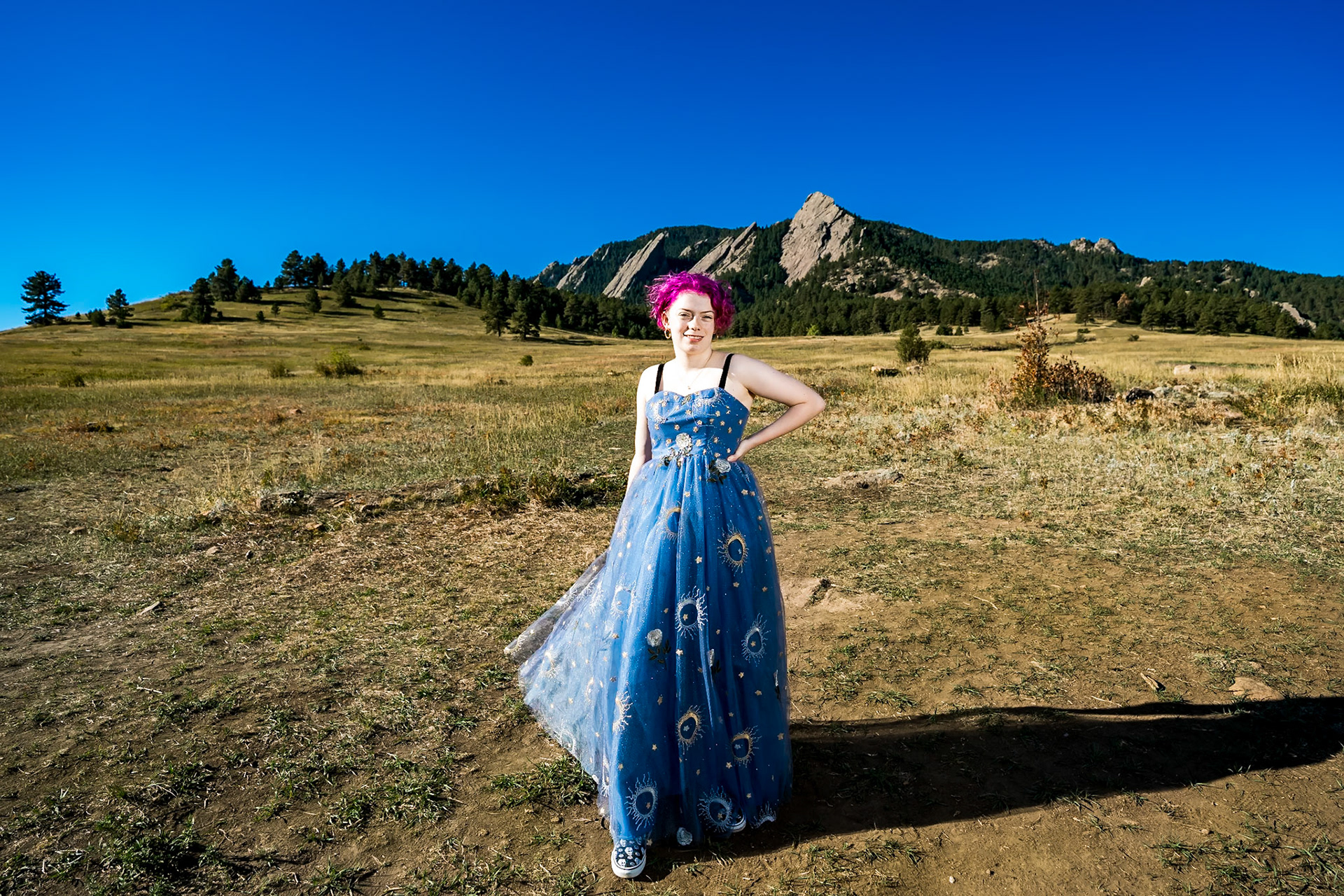High school graduation portraits in Boulder, CO