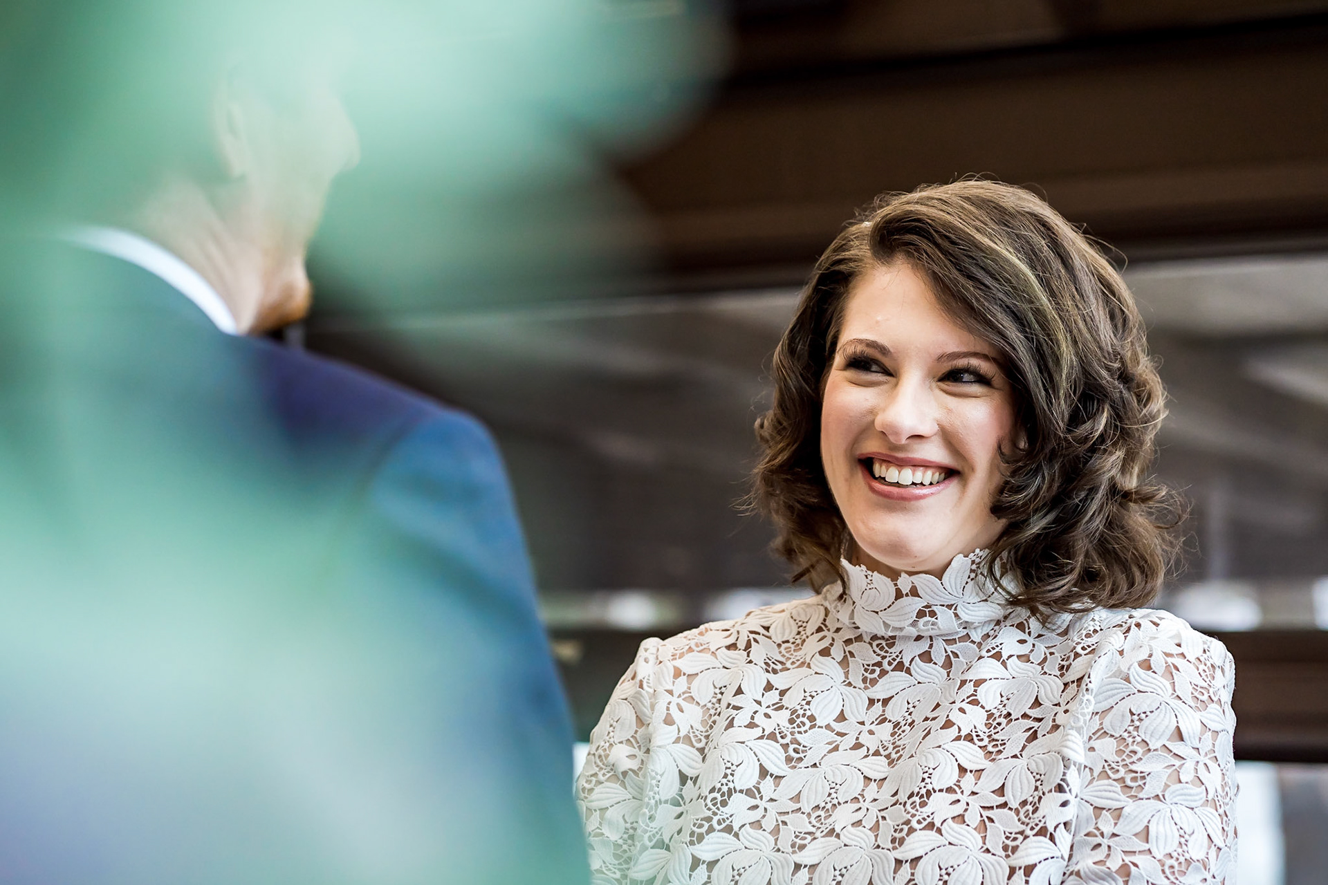 Bold and vibrant autumn wedding at the Flagstaff House in Boulder, CO with portraits at Boulder Falls.