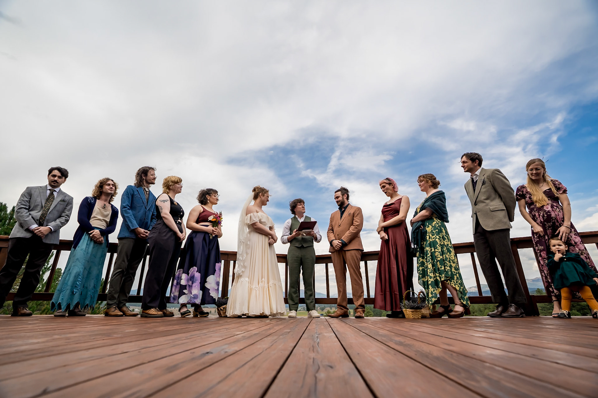 Autumn, Lord of the Rings inspired wedding at Elkwood Manor in Pagosa Springs
