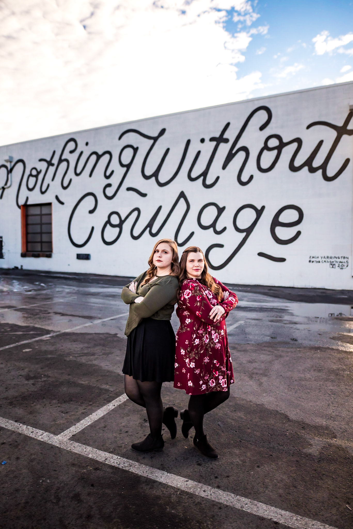 fun, chill engagement photography session in River North, Denver, CO