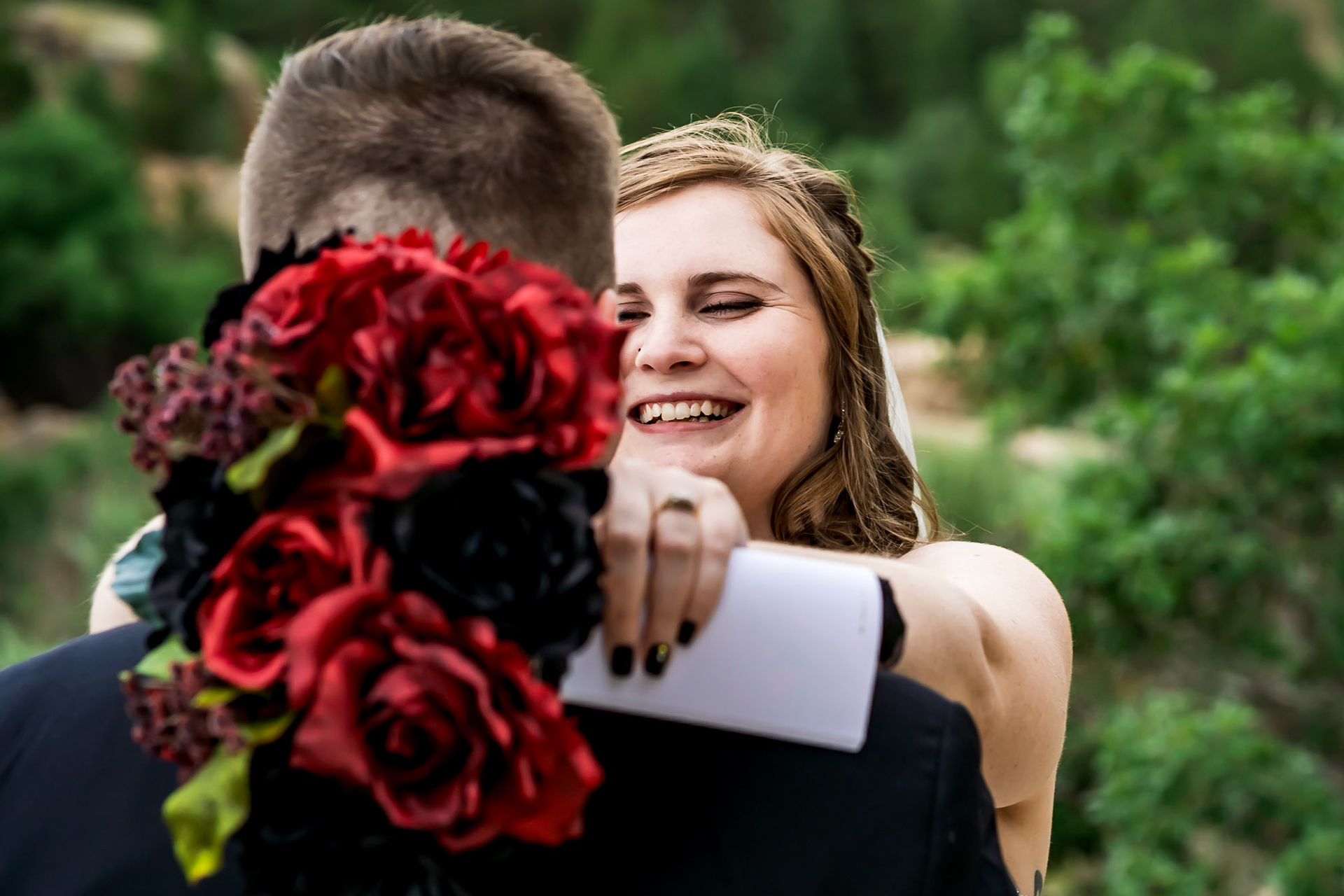 Bold and vibrant elopment photography in Castle Rock, Colorado