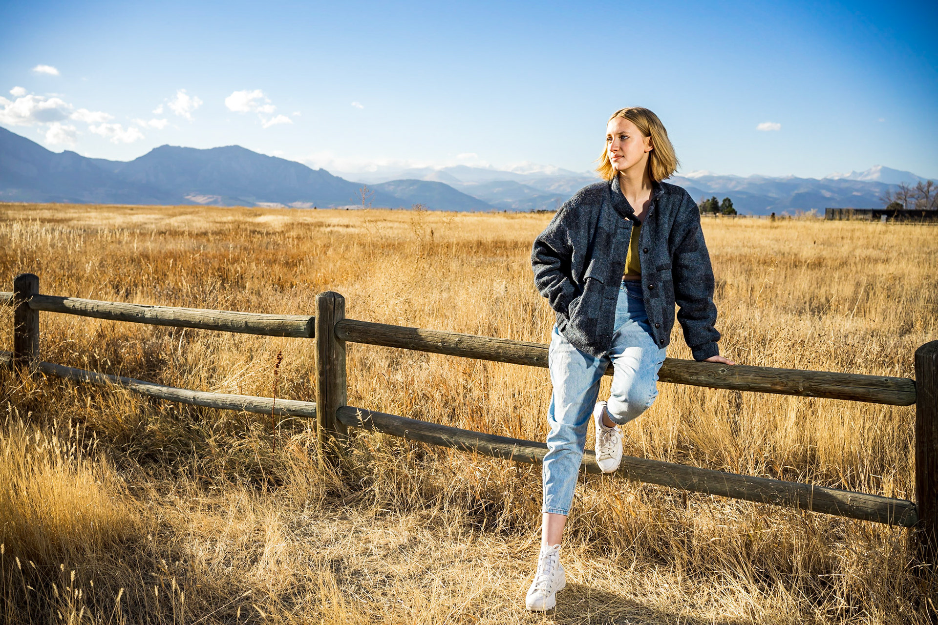 Fun, easy senior portraits in Louisville, CO