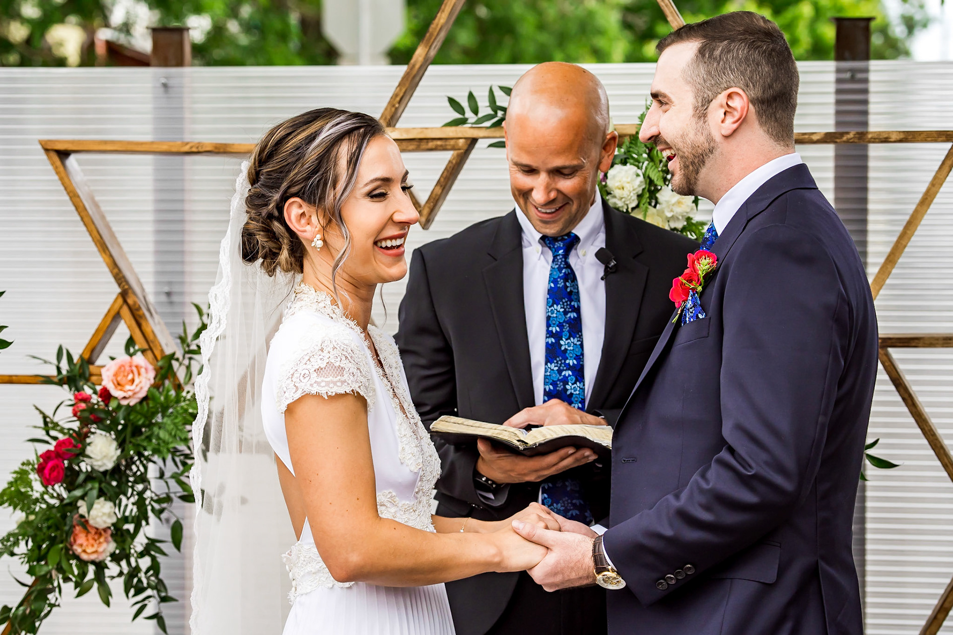 Bold and vibrant wedding with an epic dance party at Space Annex in Denver, Colorado