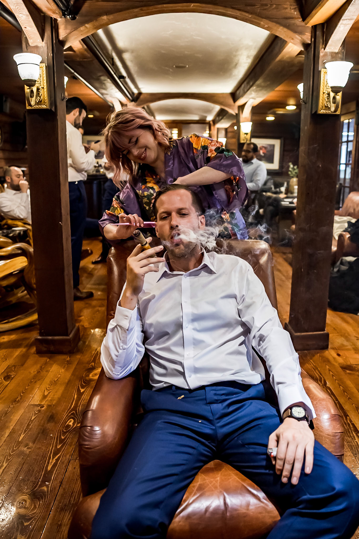 Fun, chill, and colorful wedding at Crooked Willow Farms in Larkspur, Colorado