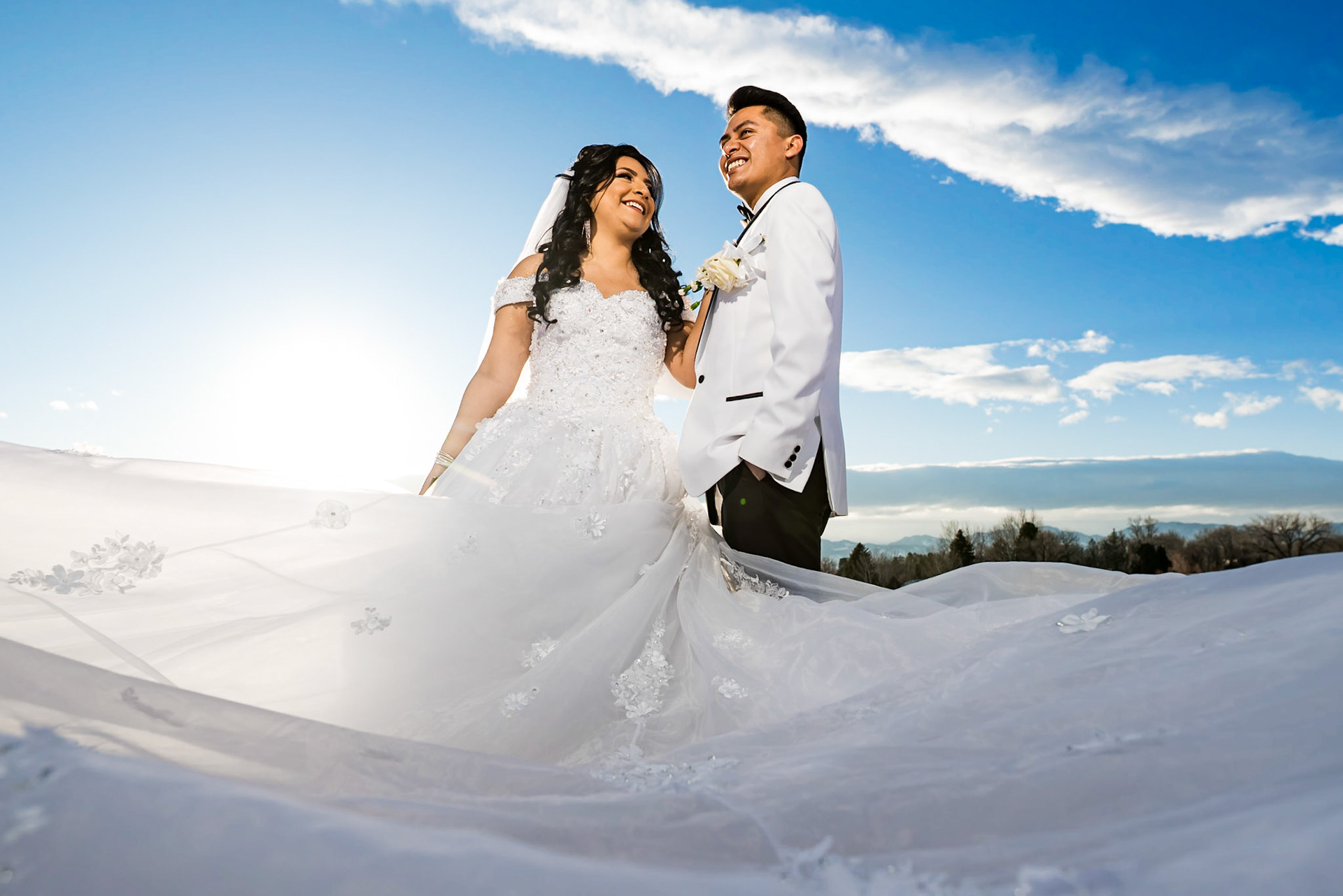 Catholic wedding and Latinx Reception in Denver Colorado by Bonnie Photo
