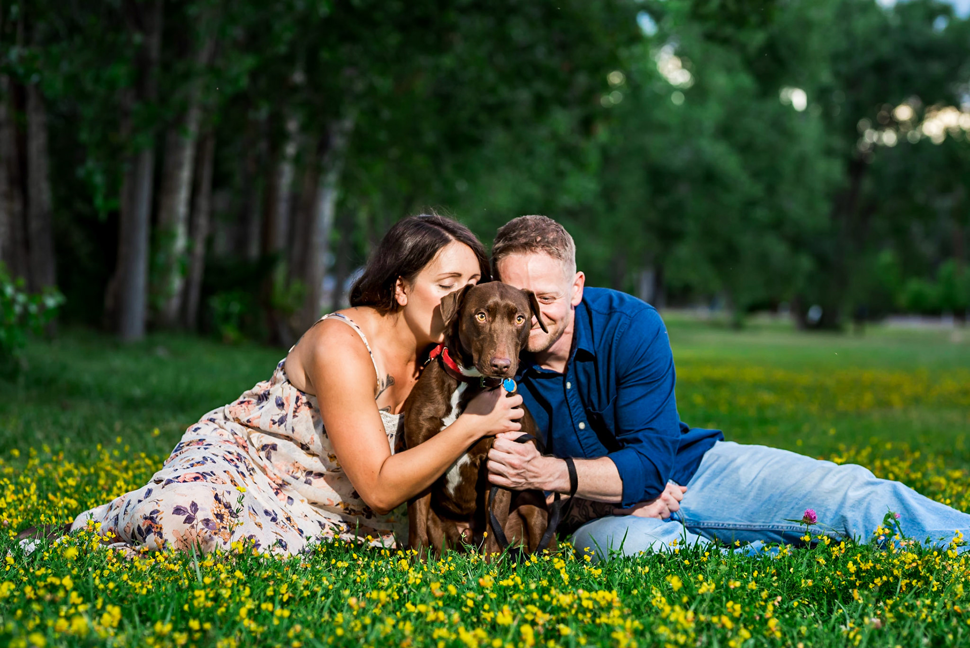 fun, chill engagement photography session in Boulder, CO