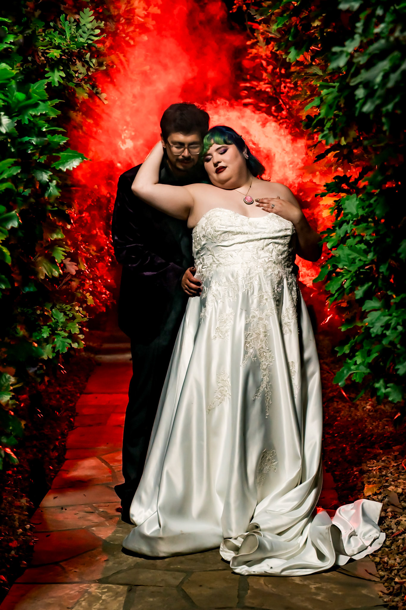Multicultural Halloween Wedding at Baldoria on the Water in Lakewood, CO