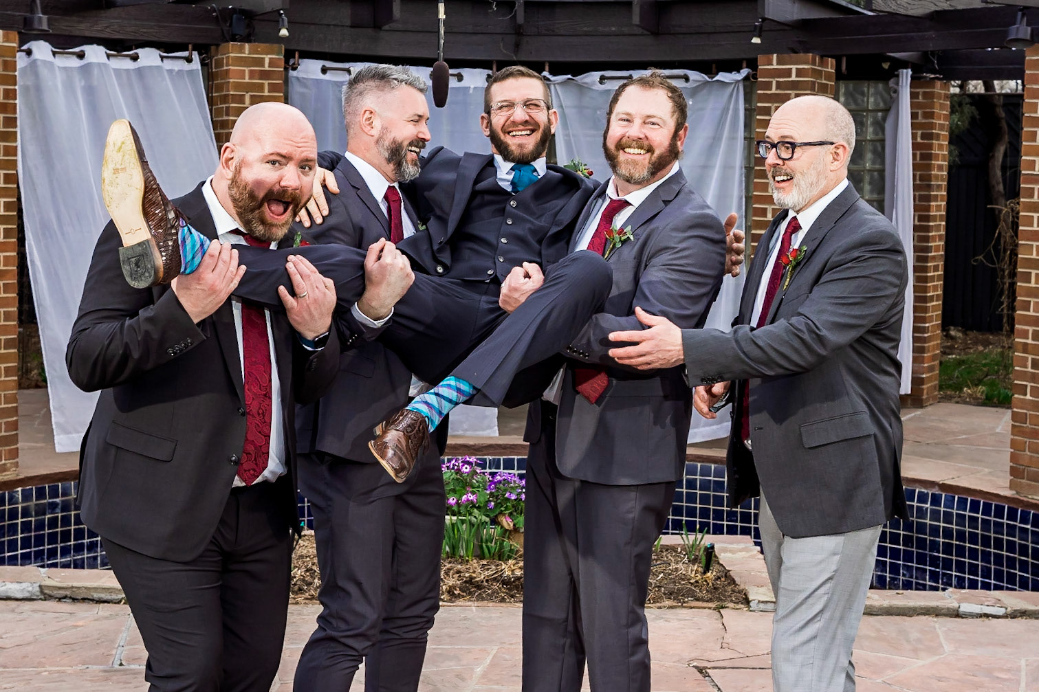 Bold, vibrant wedding photography at Lionsgate in Lafayette, CO