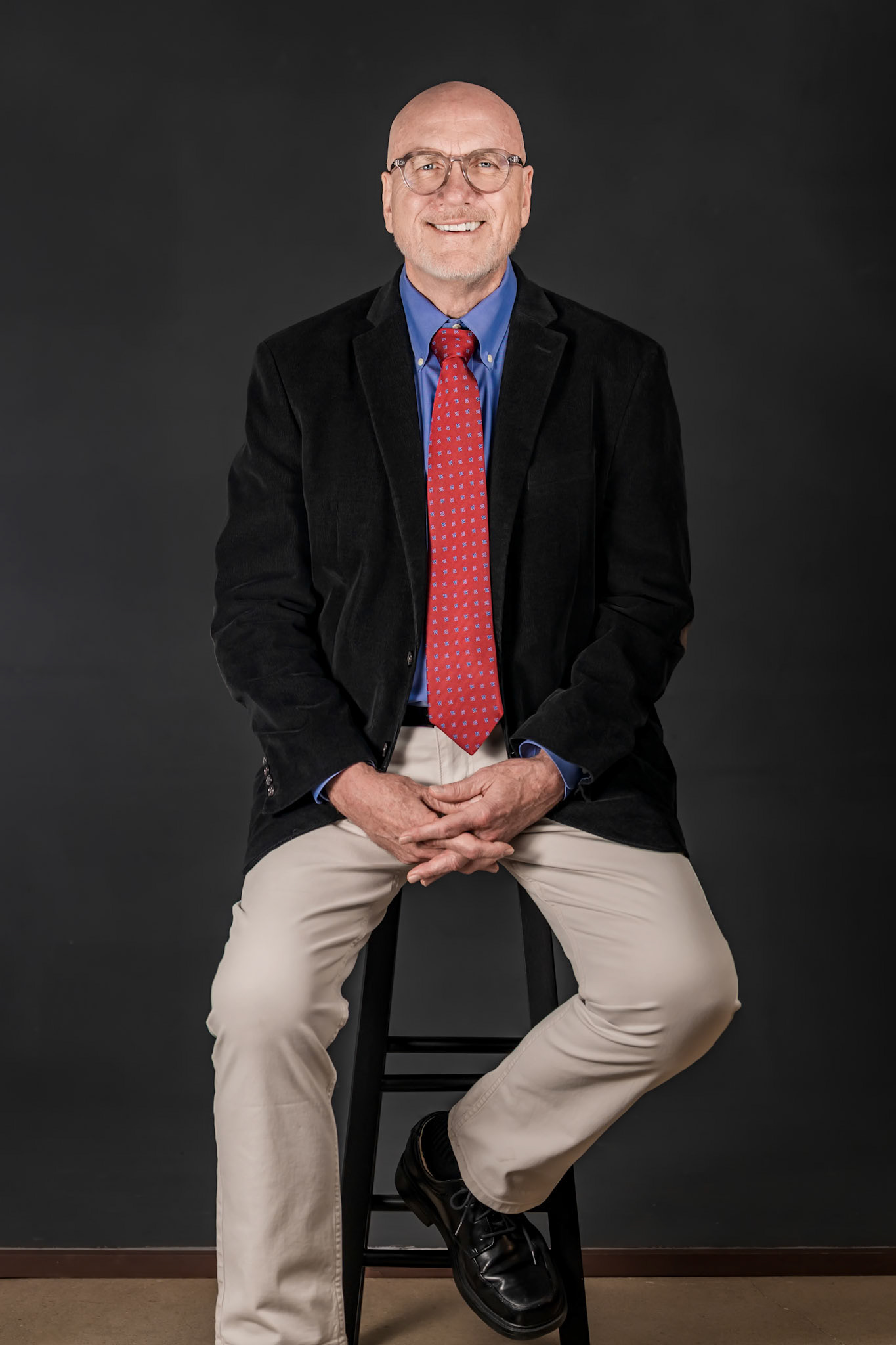 Headshots for an older gentleman in Denver, CO