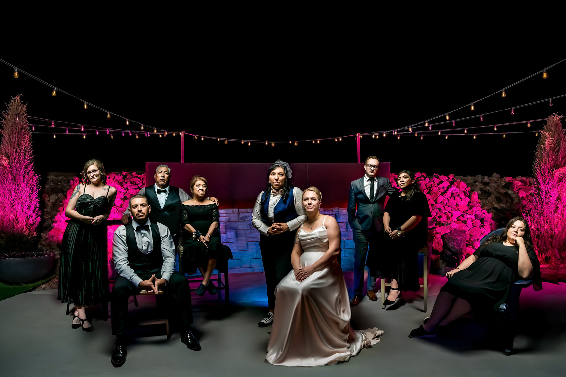 Fun Lesbian Fall Wedding at Marchand Ranch Events and Weddings in Canon City, Colorado