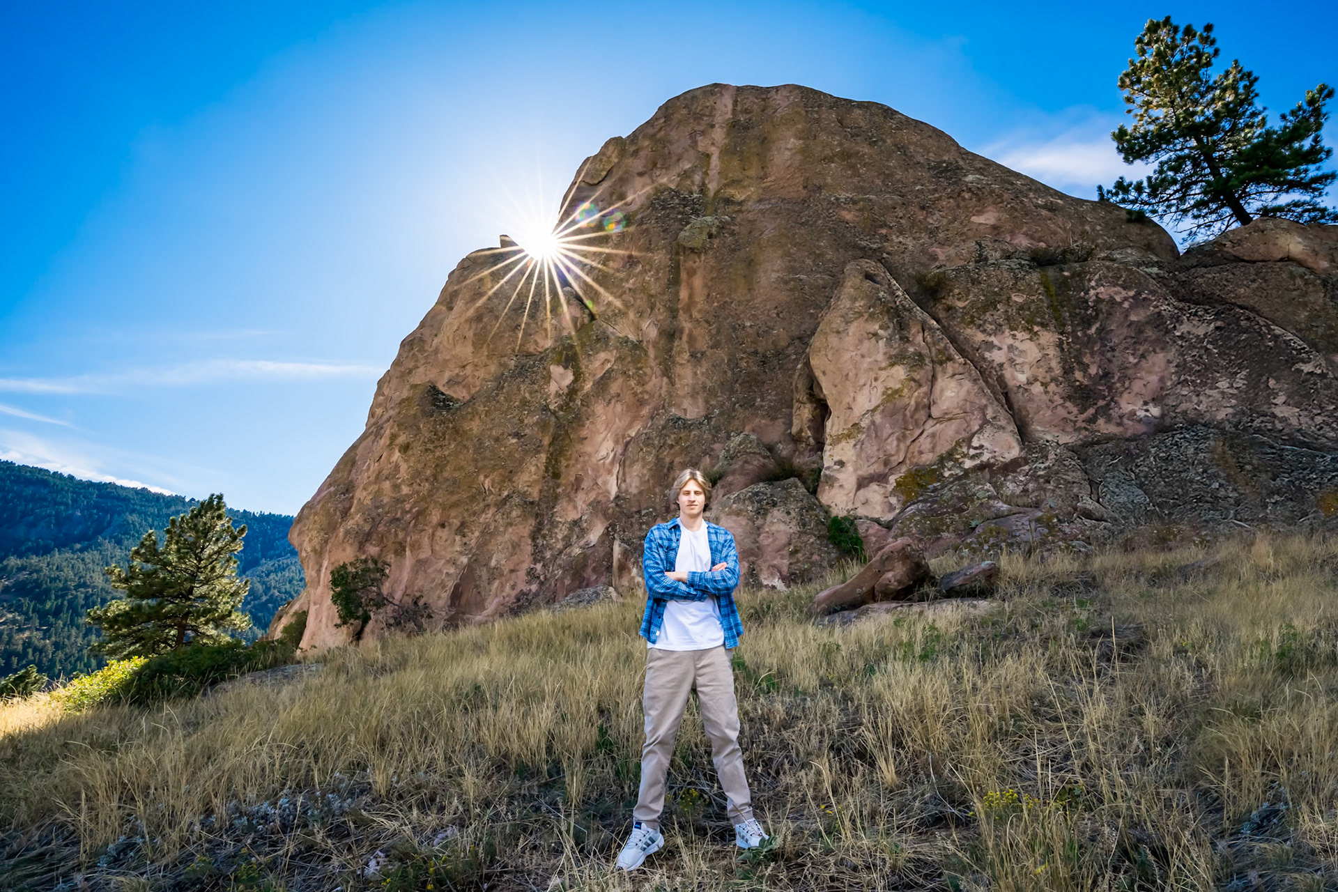 Easy high school senior portraits in Boulder, CO
