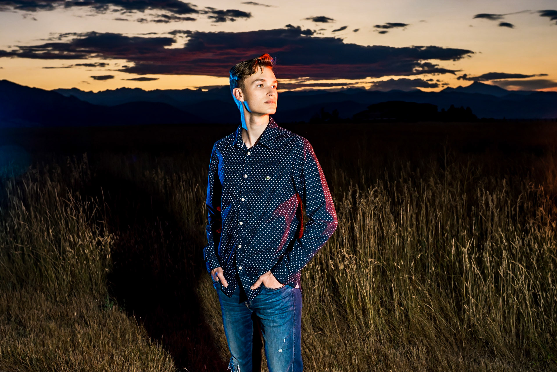 High school senior portraits in Boulder, CO