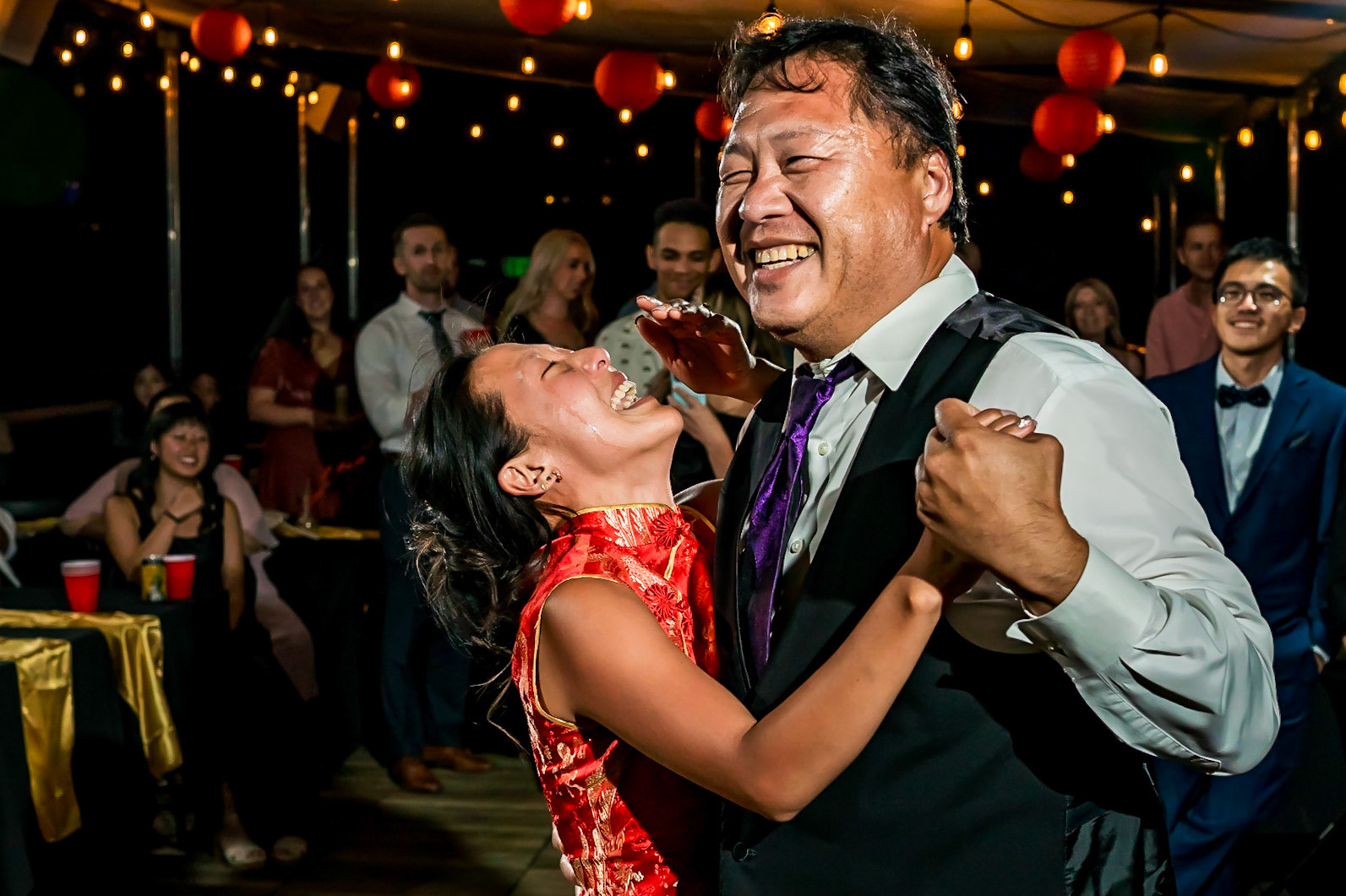 Bold, vibrant, and fun wedding at Sy Mary's Glacier and the Metlo Hotel in Denver, Colorado with a huskey ring bearer