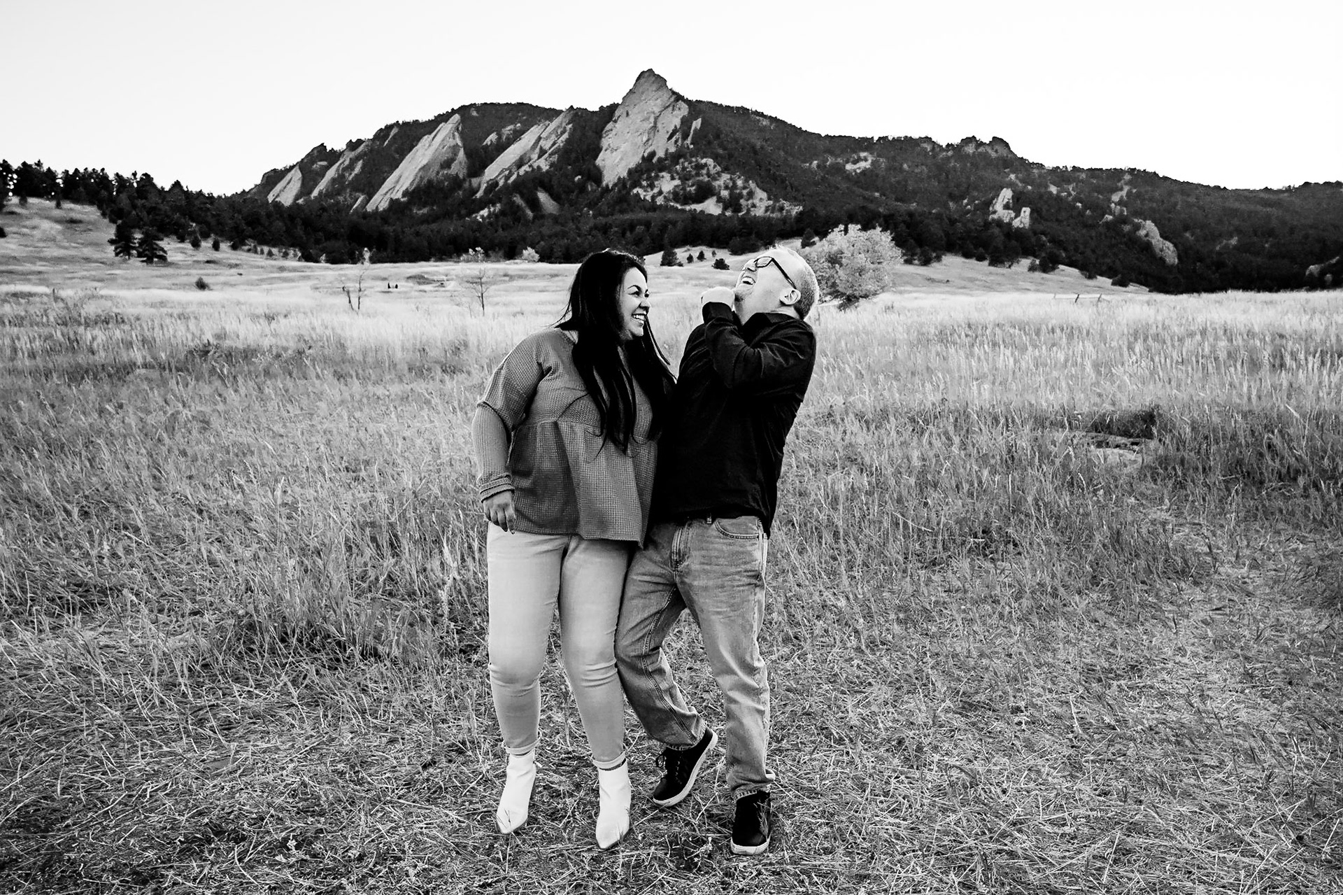 Fun, chill engagement session at Chautauqua Park in Boulder, Colorado. Lots of snuggles and laughs.