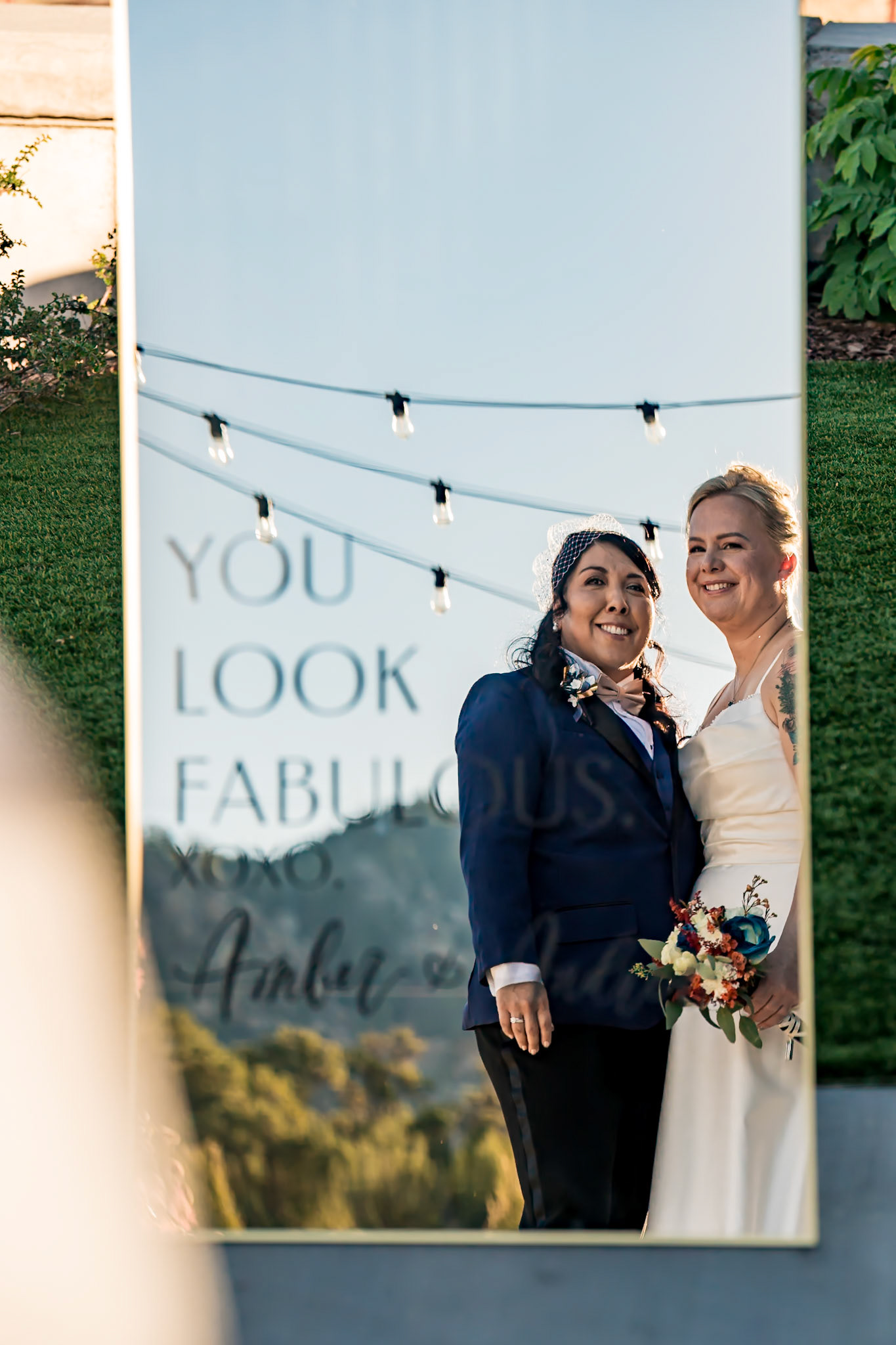 Fun Lesbian Fall Wedding at Marchand Ranch Events and Weddings in Canon City, Colorado