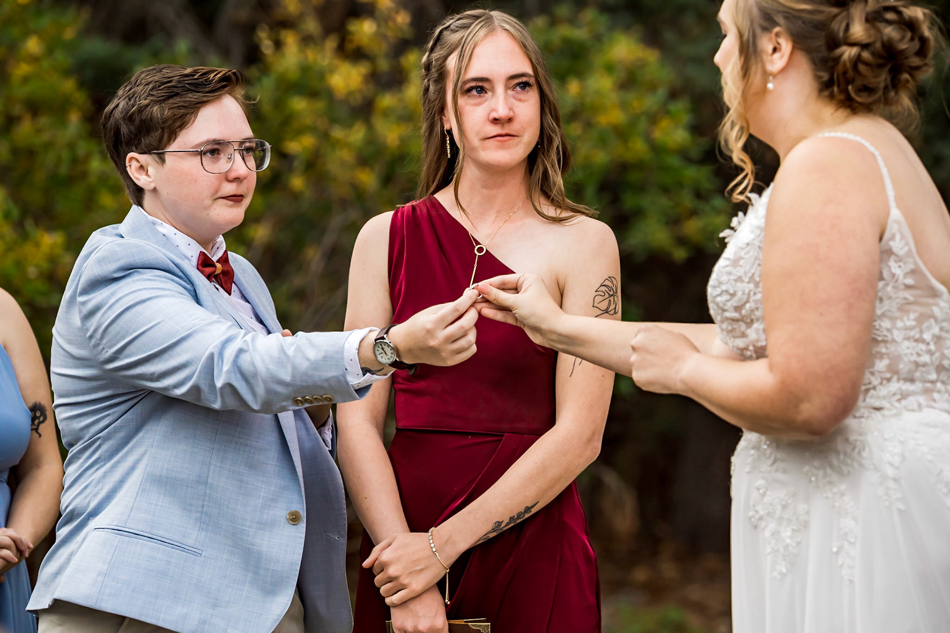 A bold and vibrant autumn wedding at Mountain View Ranch by Wedegewood Weddings.