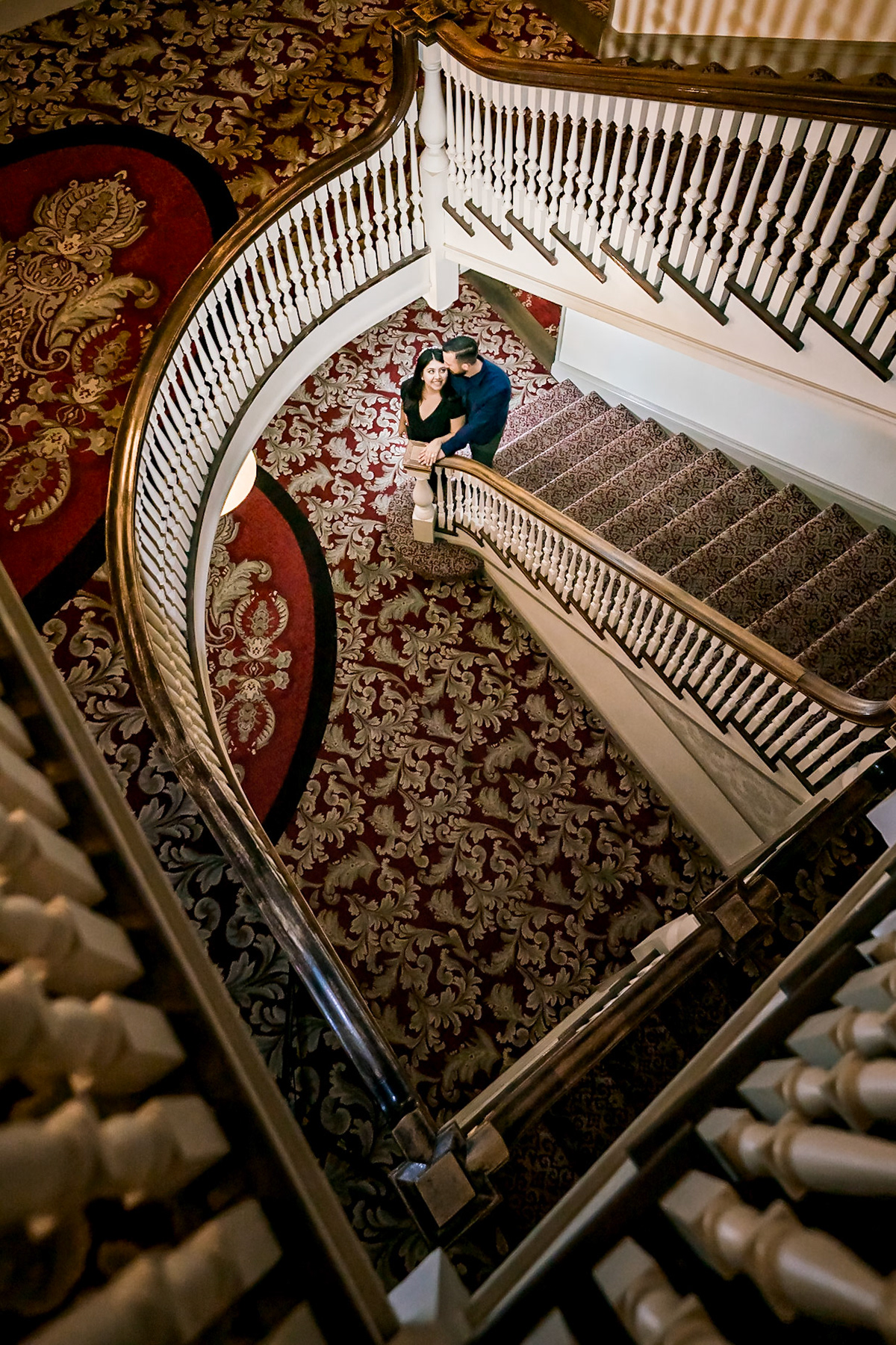 A carefully planned surprise engagement proposal at the Stanley Hotel in Estes Park, Colorado. She said yes!