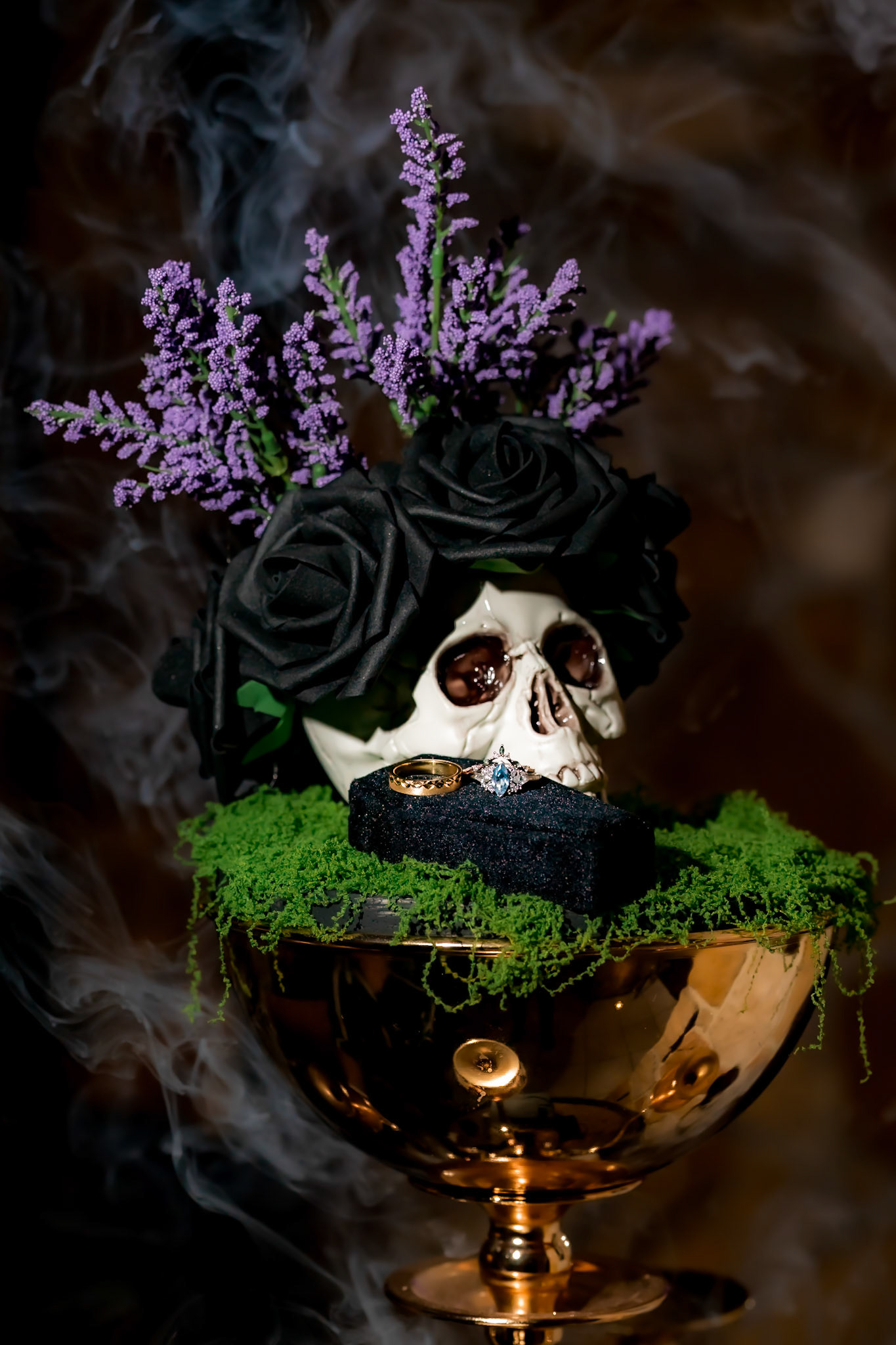 Multicultural Halloween Wedding at Baldoria on the Water in Lakewood, CO