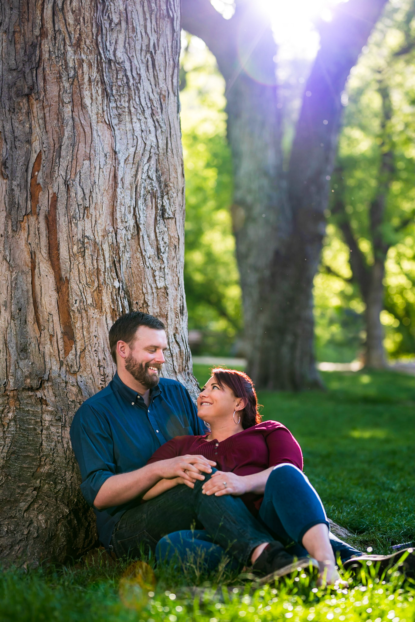 fun, chill engagement photography session in Boulder, CO