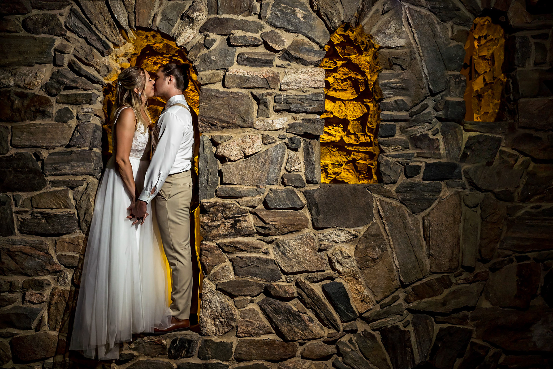 Colorful, bright, and fun wedding with a dog ring bearer at the Chief Hosa Lodge in Golden, CO