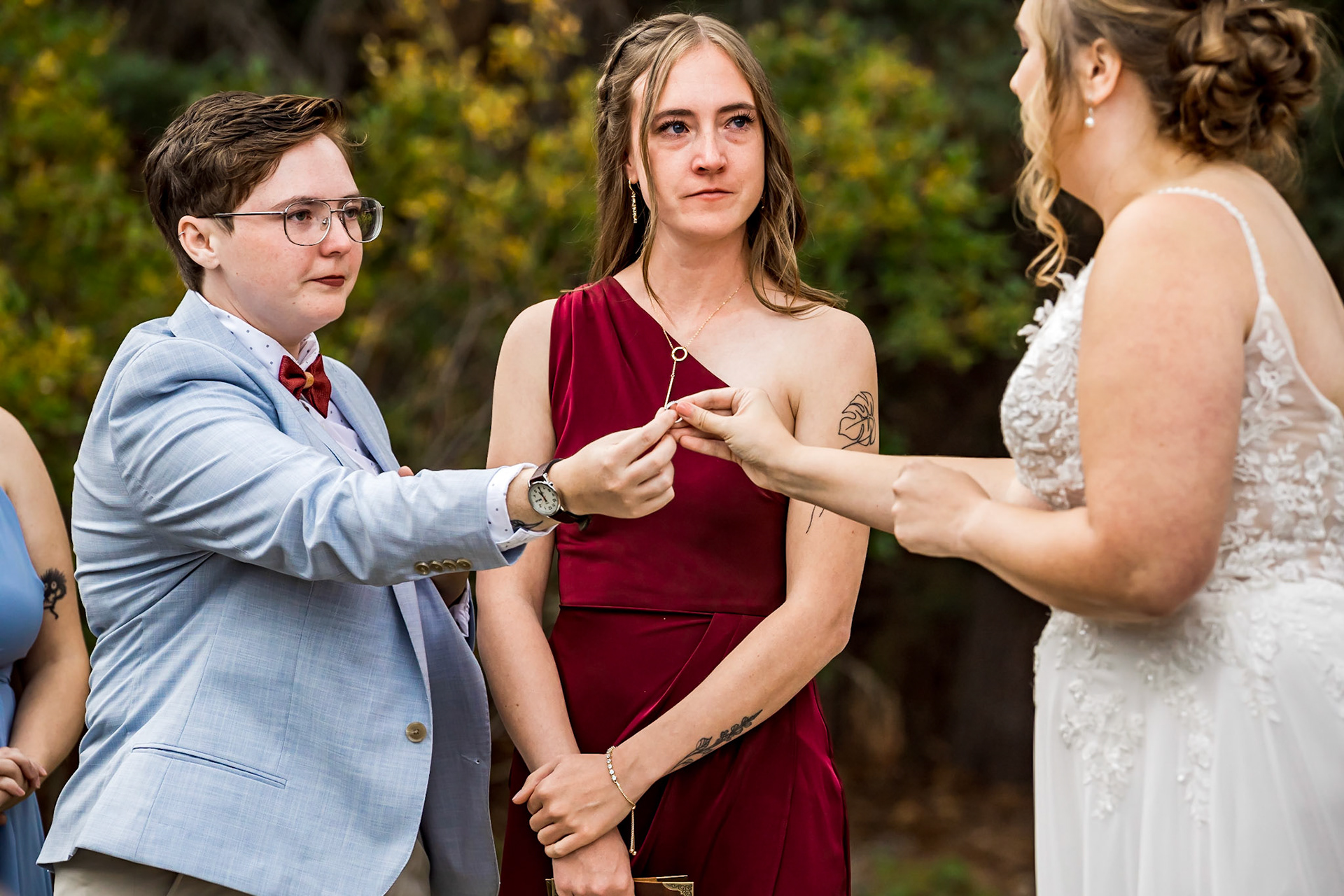 A bold and vibrant autumn wedding at Mountain View Ranch by Wedegewood Weddings.