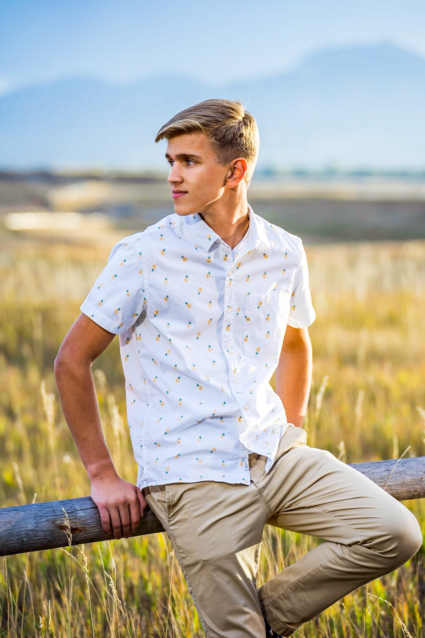 Fun, colorful senior portraits at Coot Lake in Boulder, CO