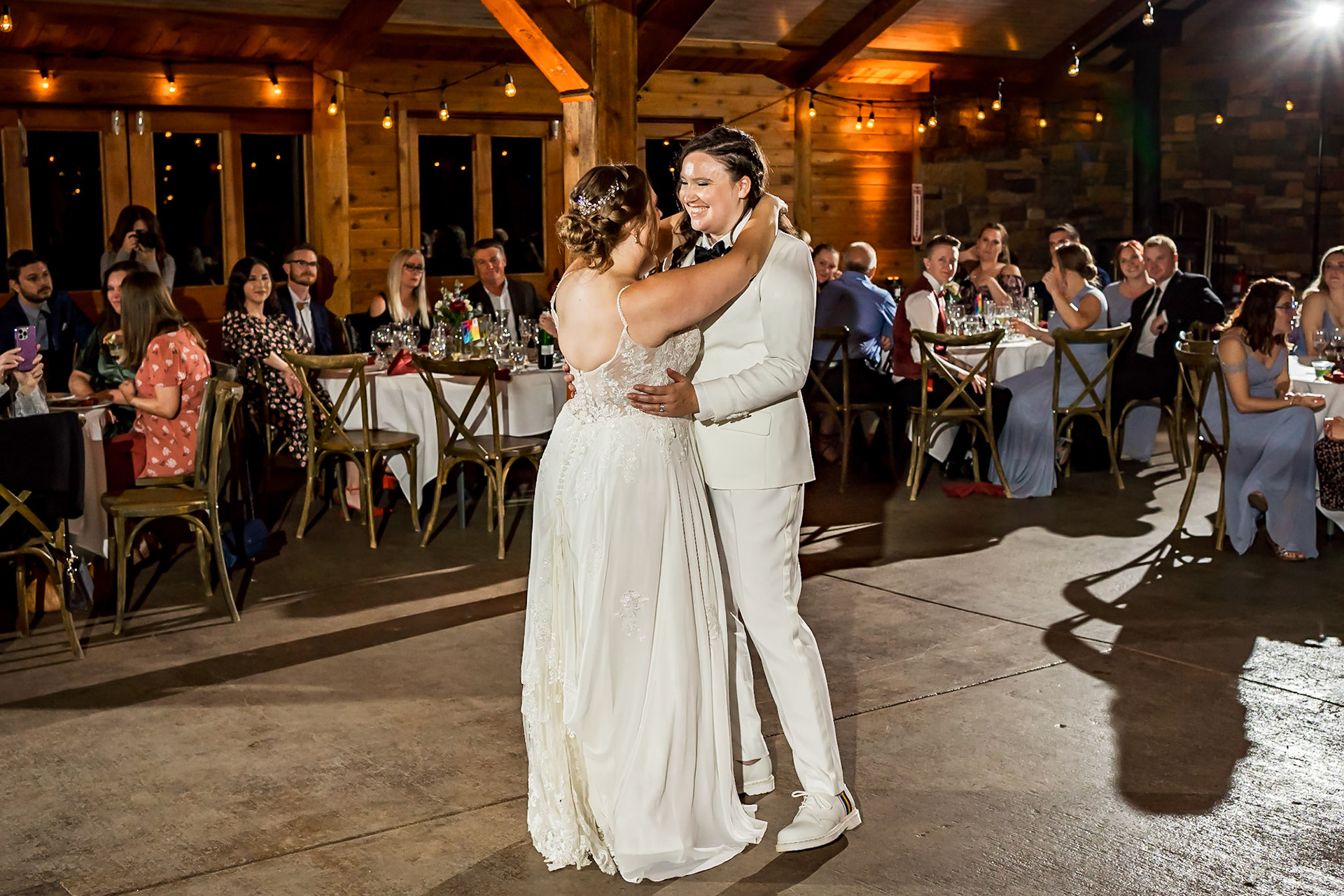 A bold and vibrant autumn wedding at Mountain View Ranch by Wedegewood Weddings.