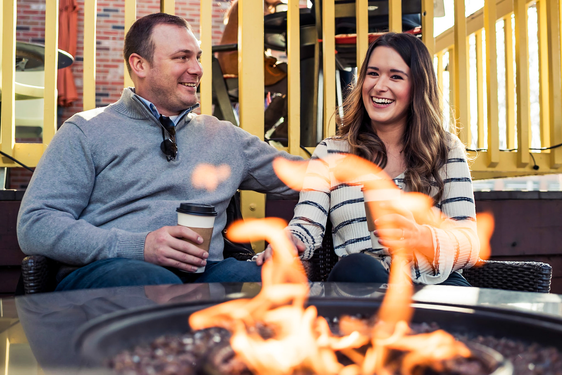 fun, chill engagement photography session in Denver, CO