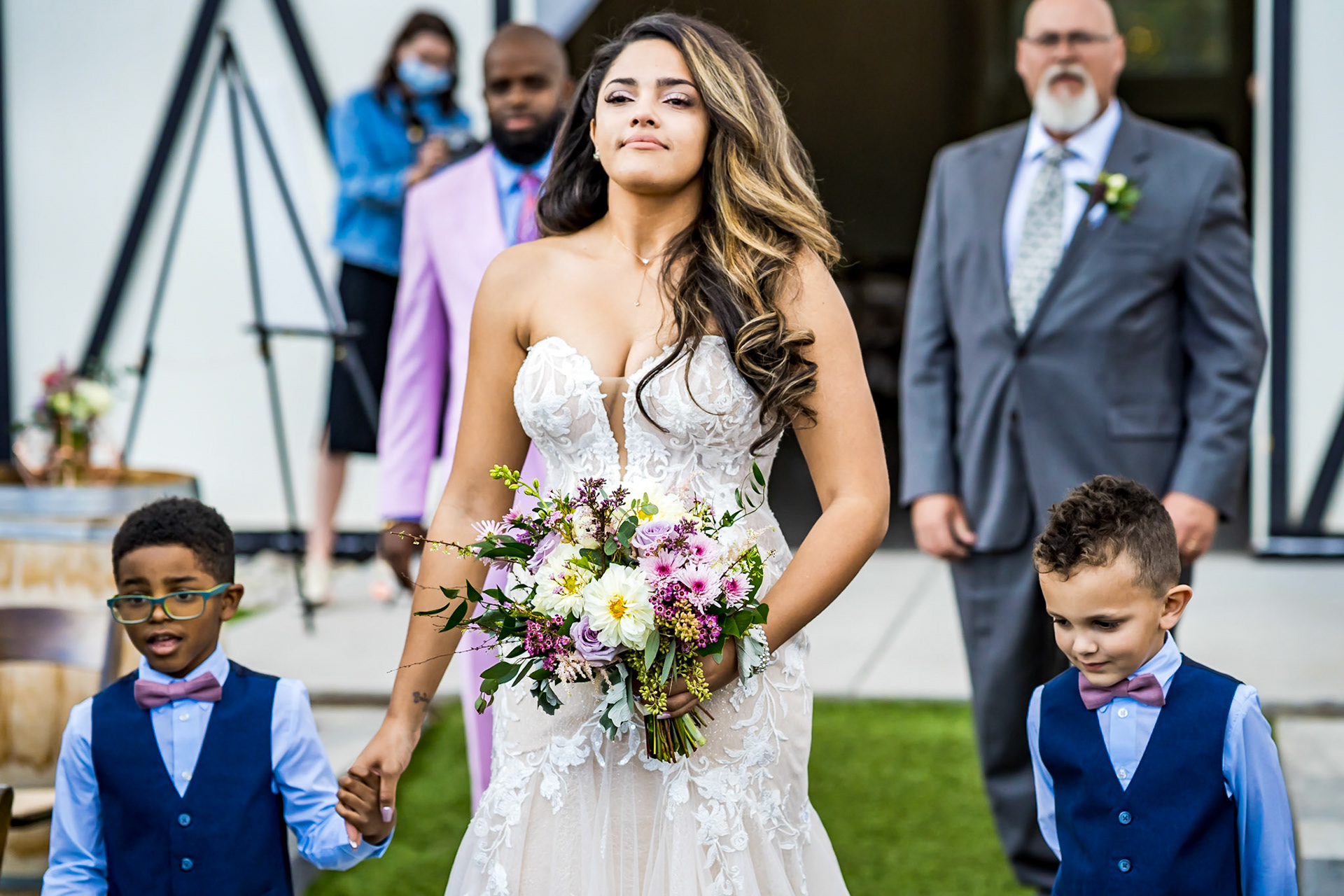 Bold vibrant wedding photography by Bonnie Photo Morrison, CO