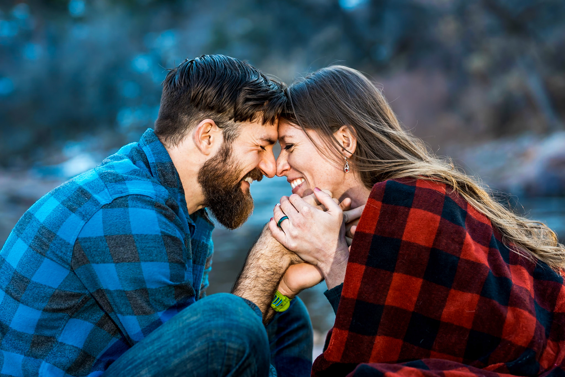 Fun, chill engagement photography session in Lyons, CO