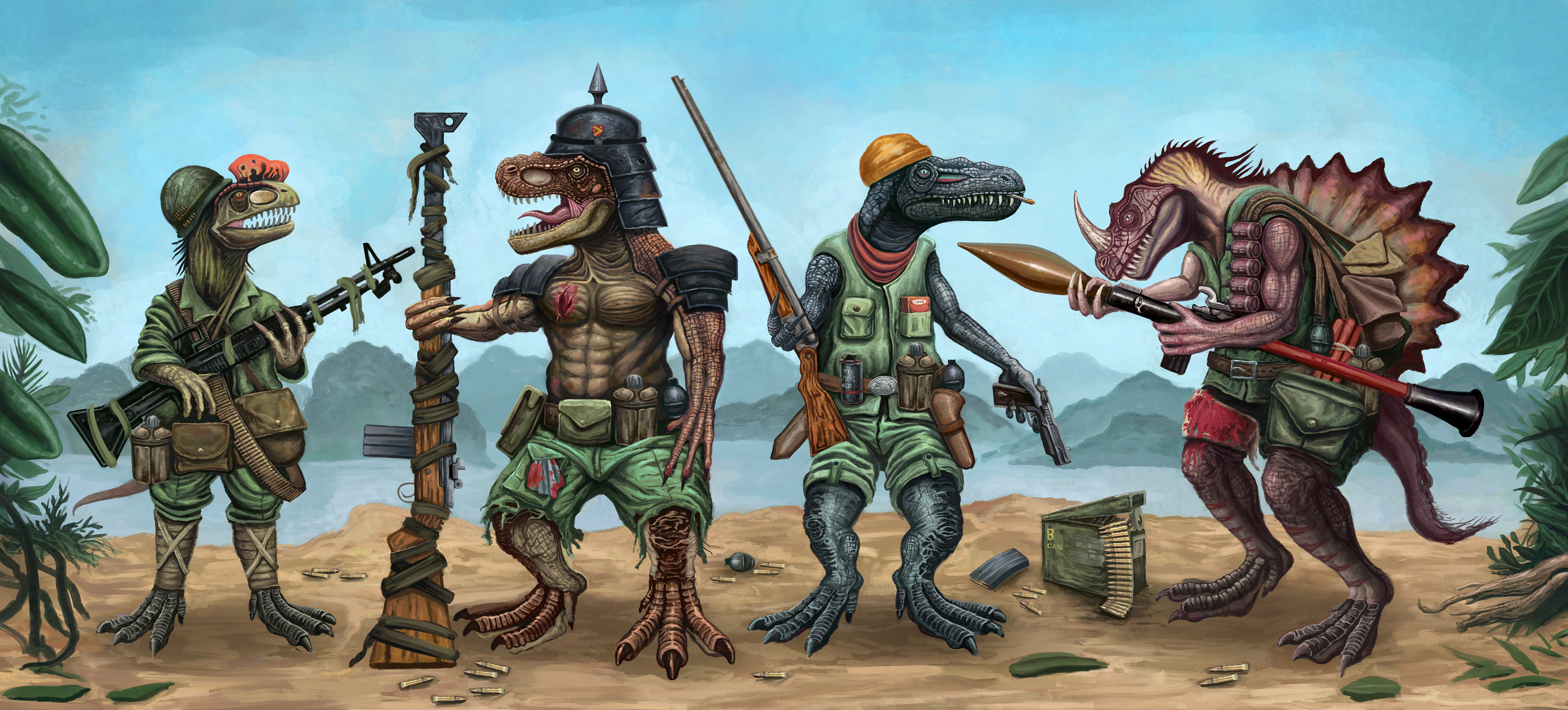 Character Sheet - Dinosaur Soldiers