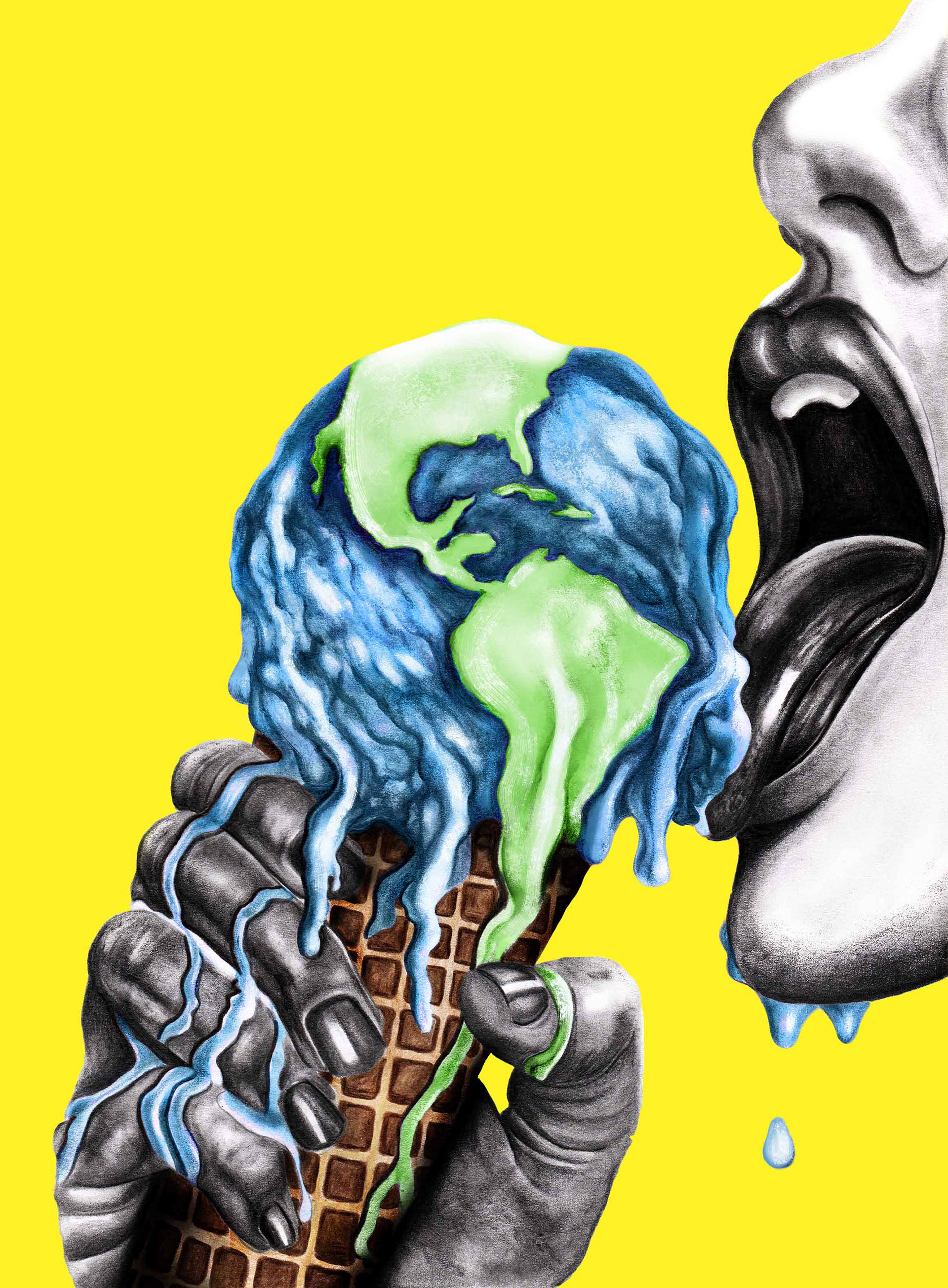 Political illustration about Climate Change