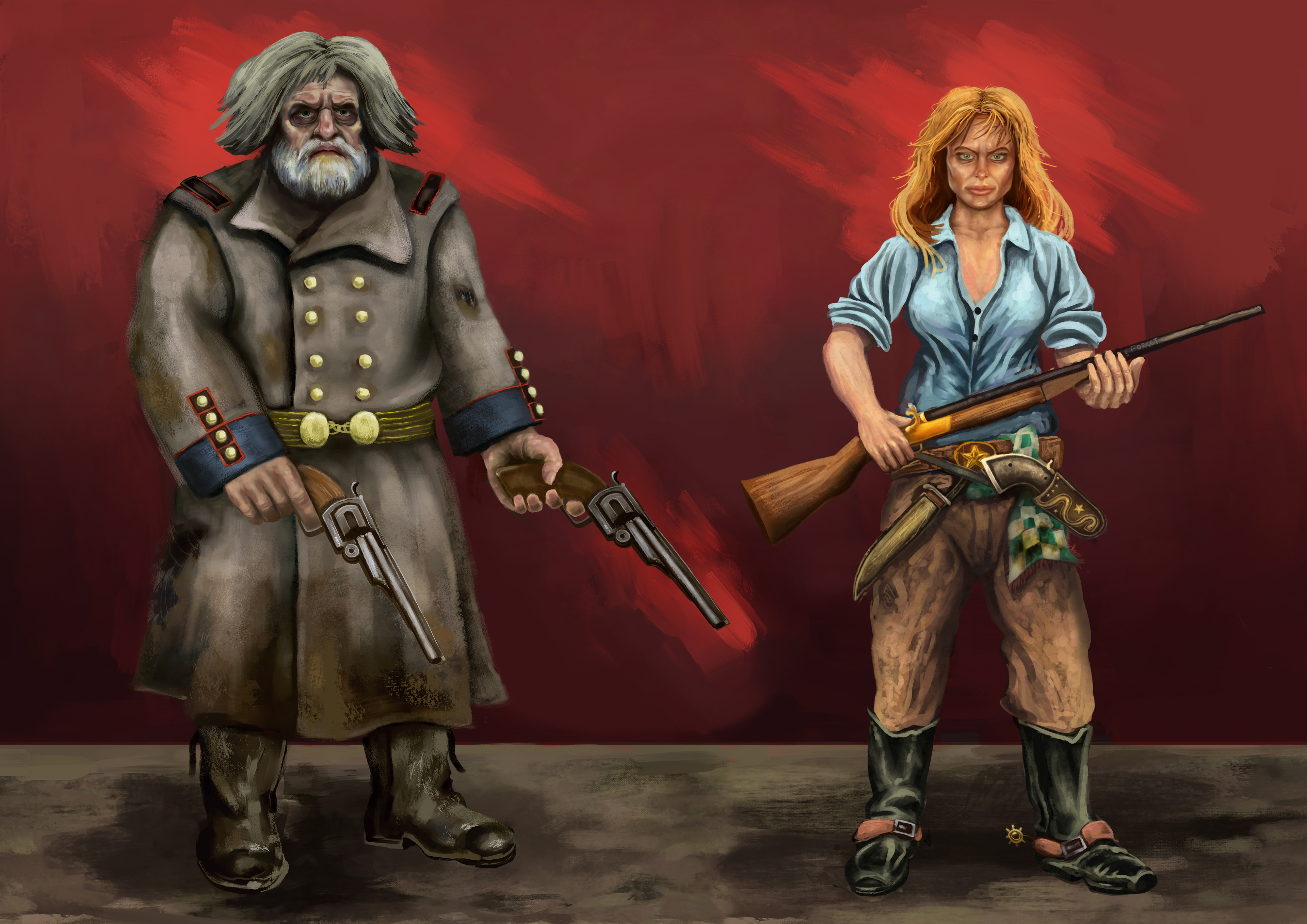 Outlaws - Character Design