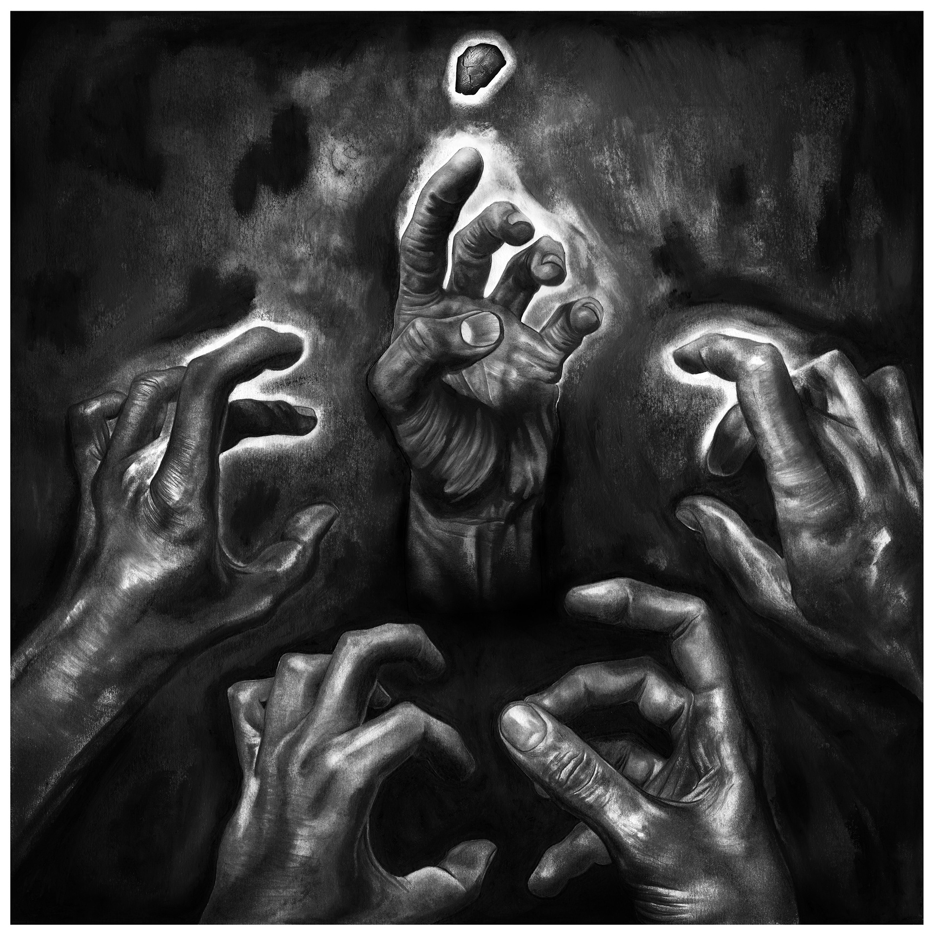 Illustration of the song "Black Gold" by Editors