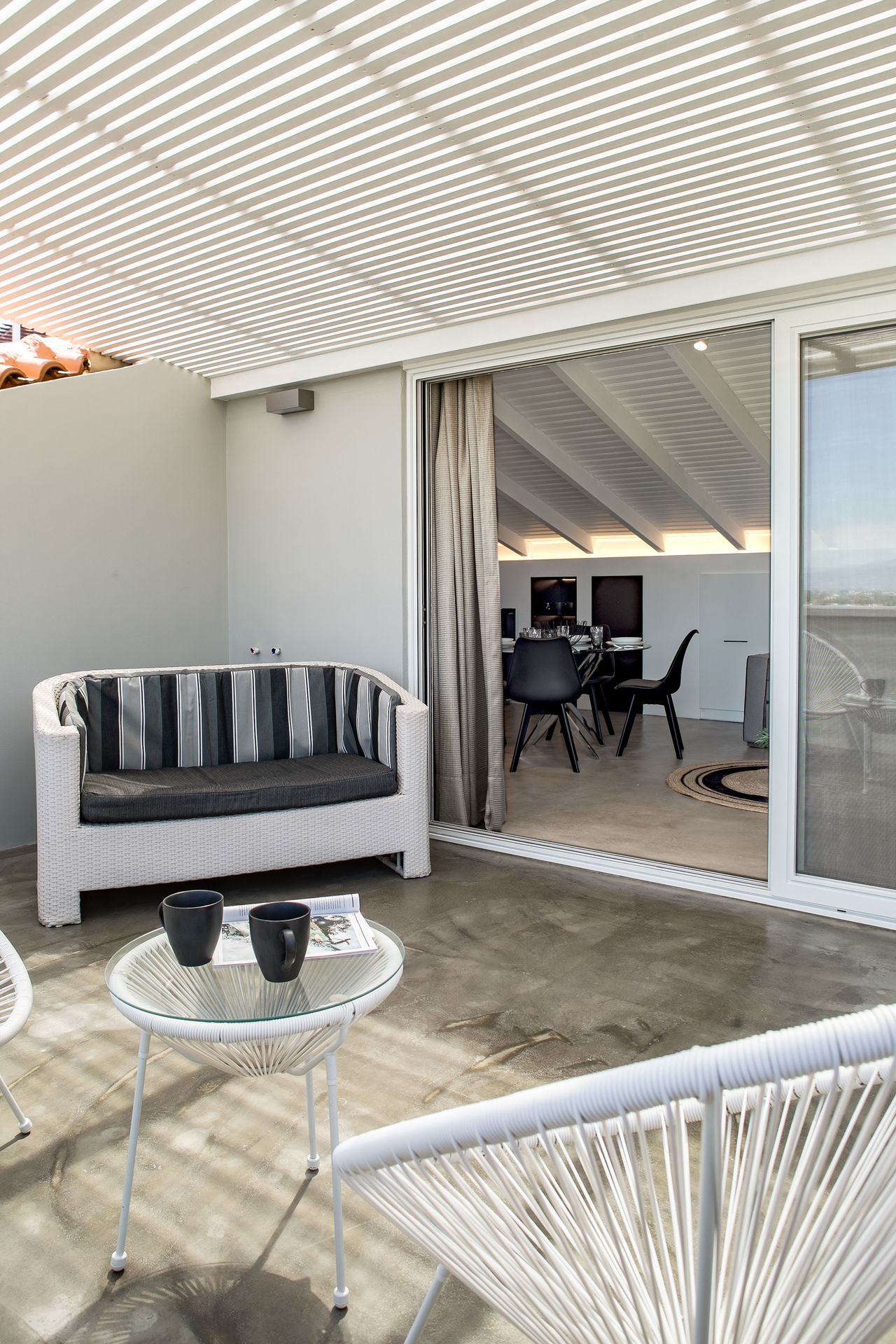 Sofa apartment balcony & view