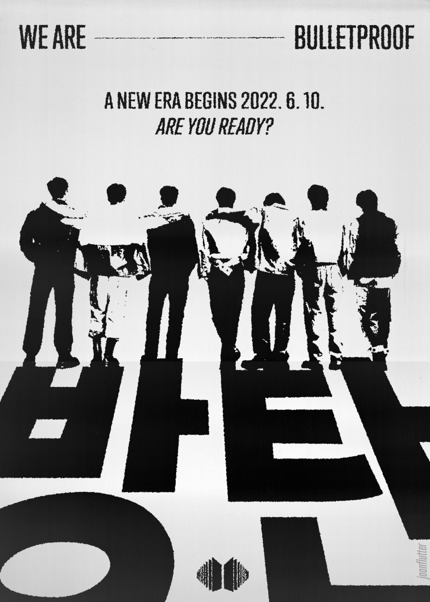 we are bulletproof bts promotion poster #1