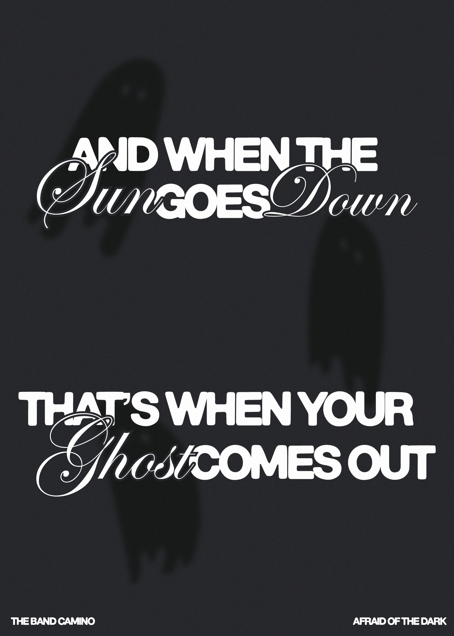 the band camino 'the dark' album - afraid of the dark