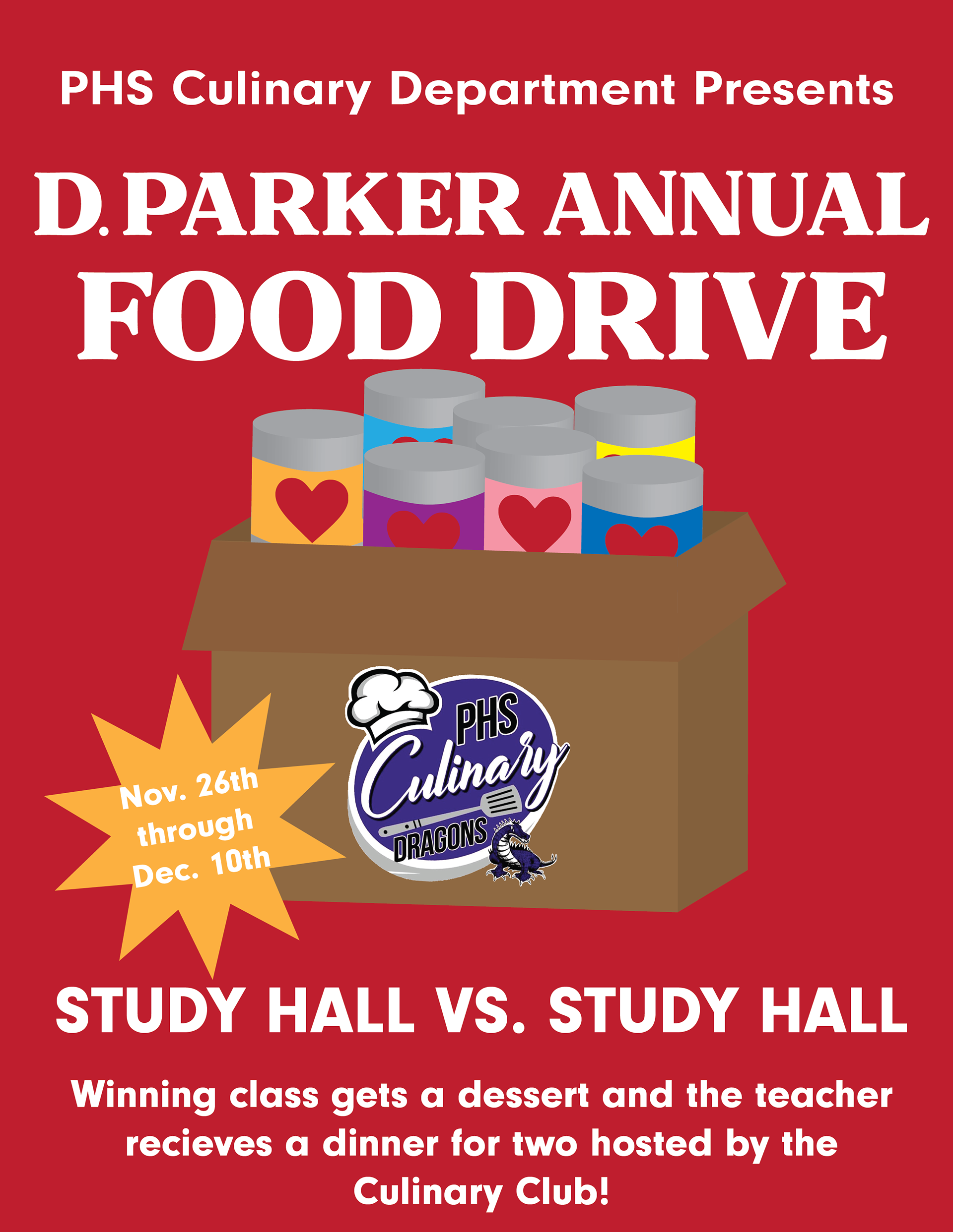 food drive flyer