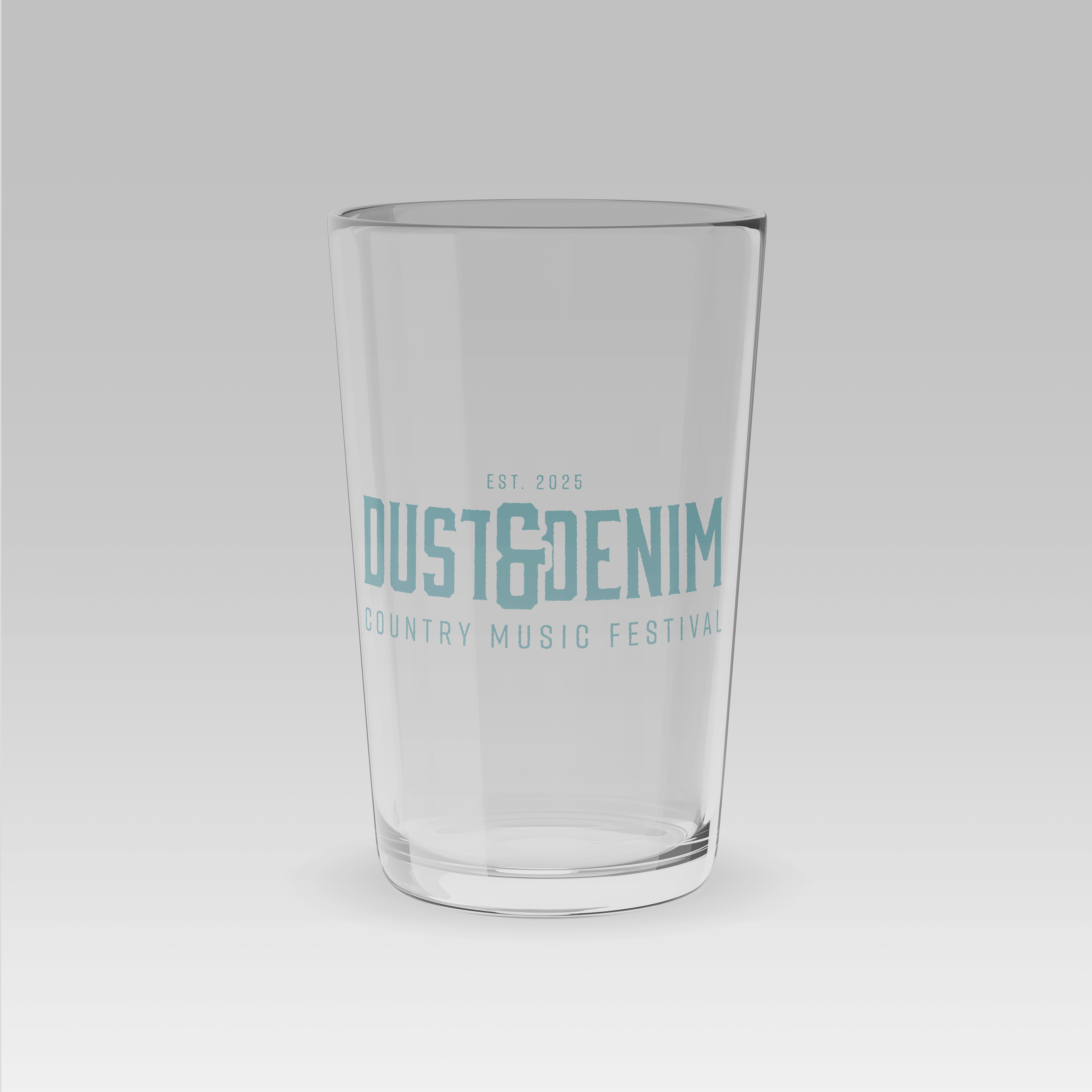 Dust and Denim Beer Glass #1, 2025