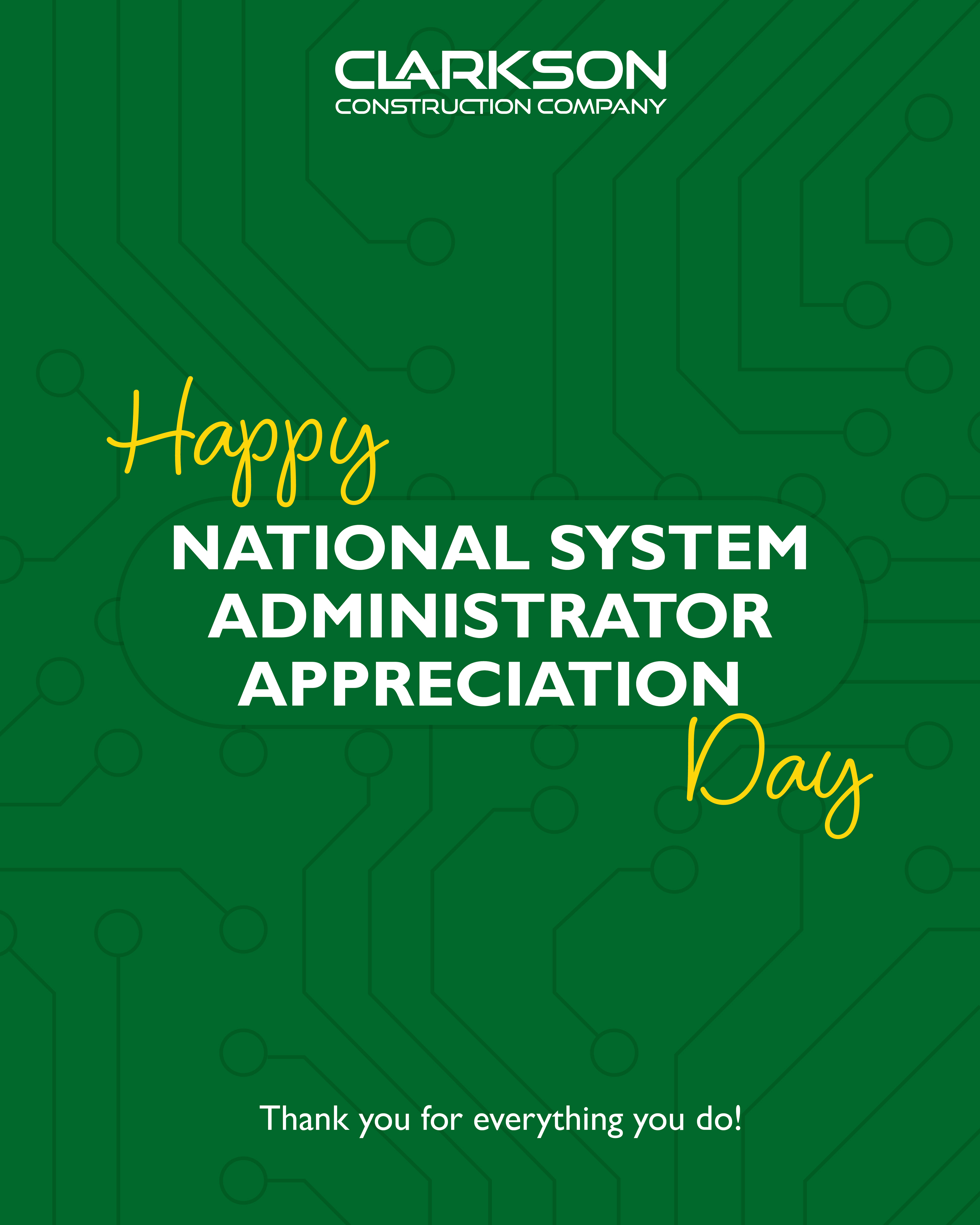 National System Admin Post