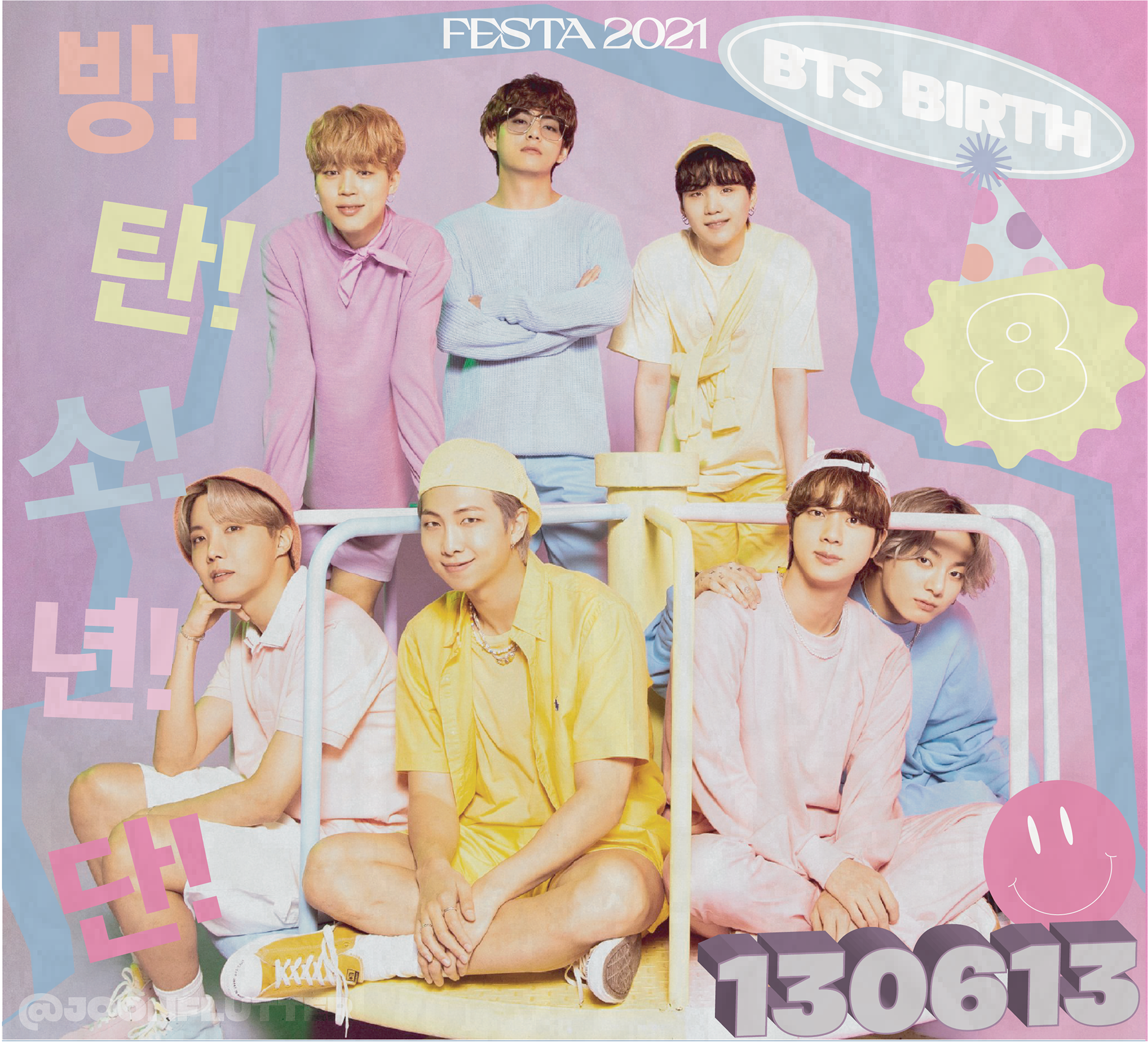 bts eighth anniversary graphic #1