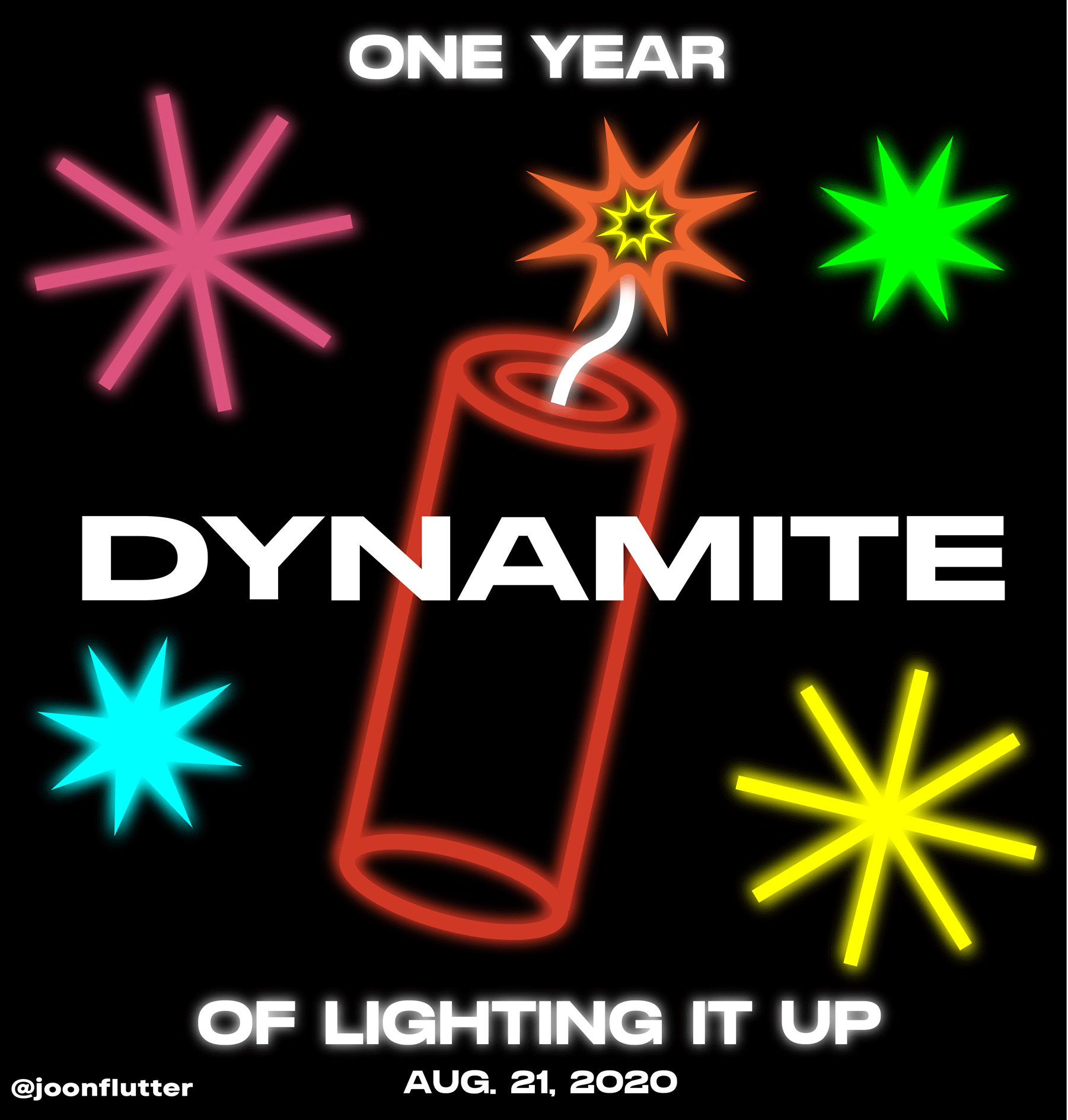 bts dynamite anniversary gif