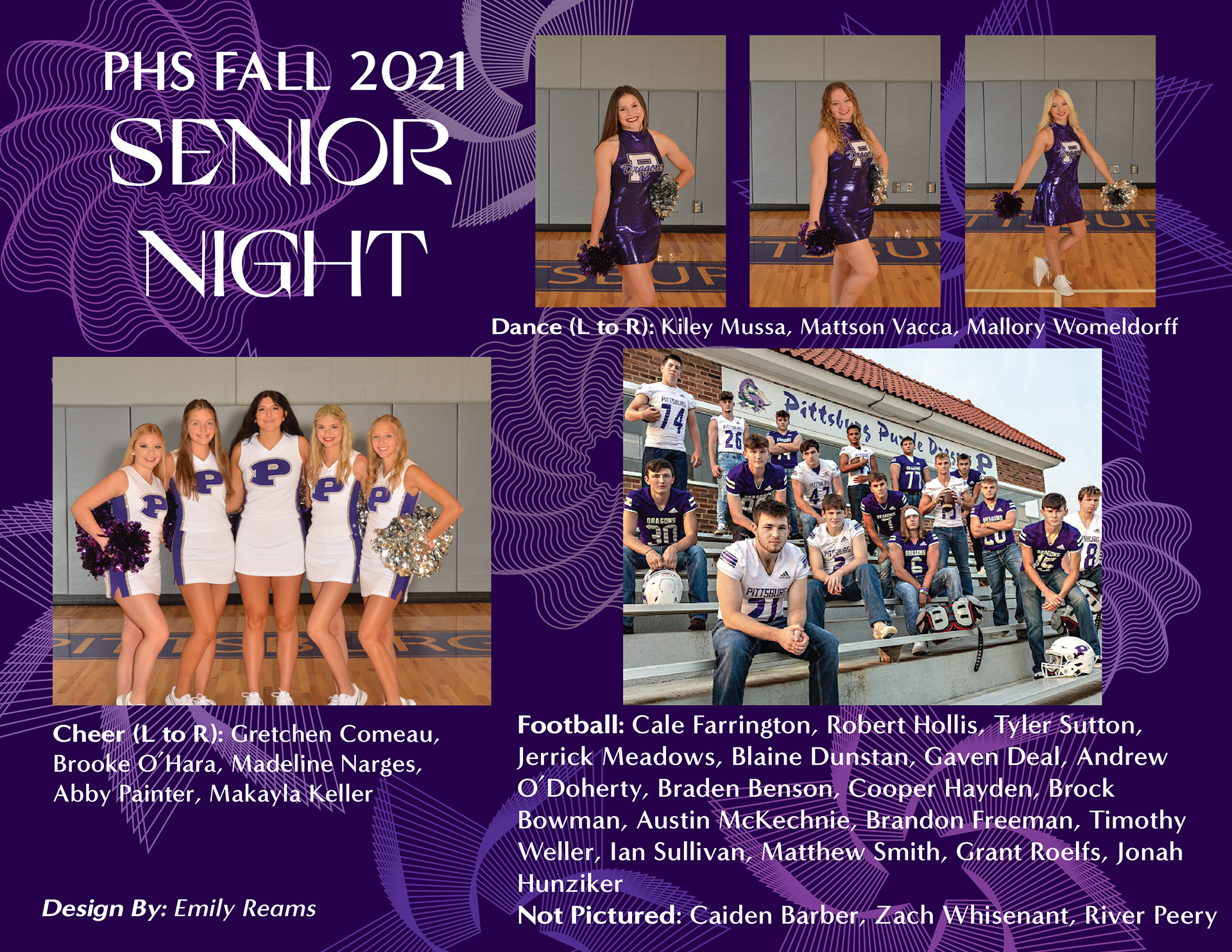 pittsburg fall senior night flyer front