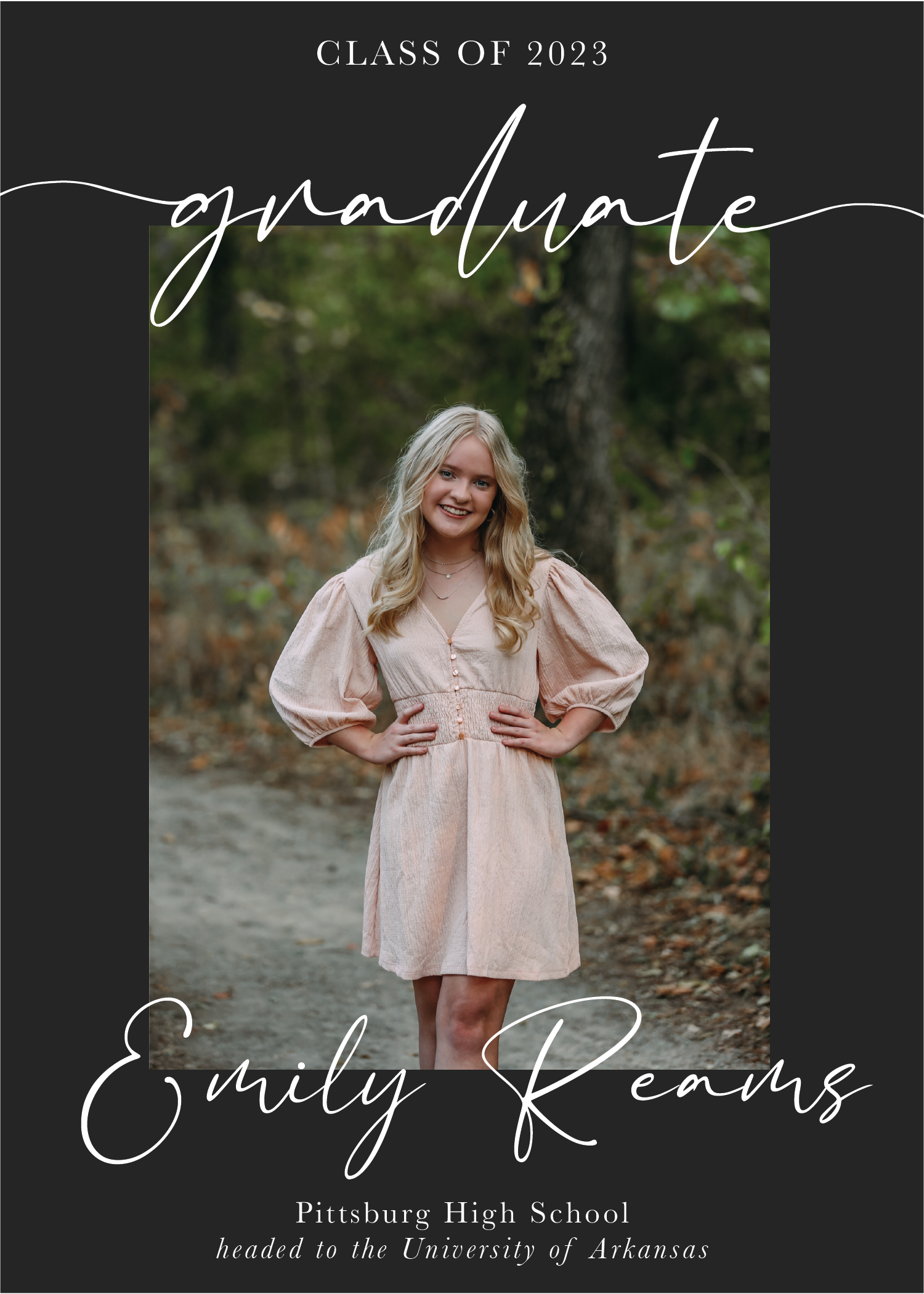 grad invite front #1