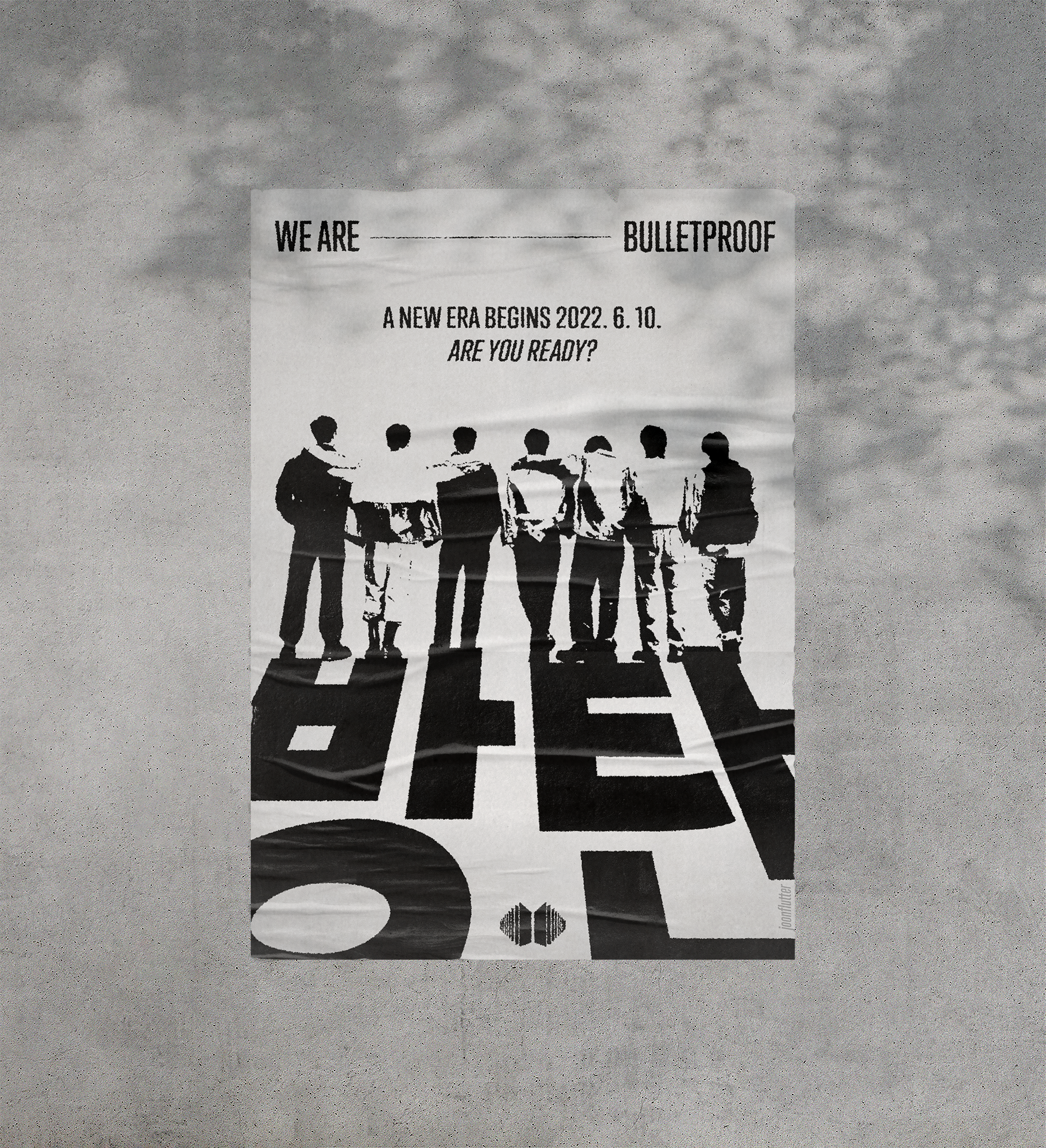 we are bulletproof bts promotion poster #2