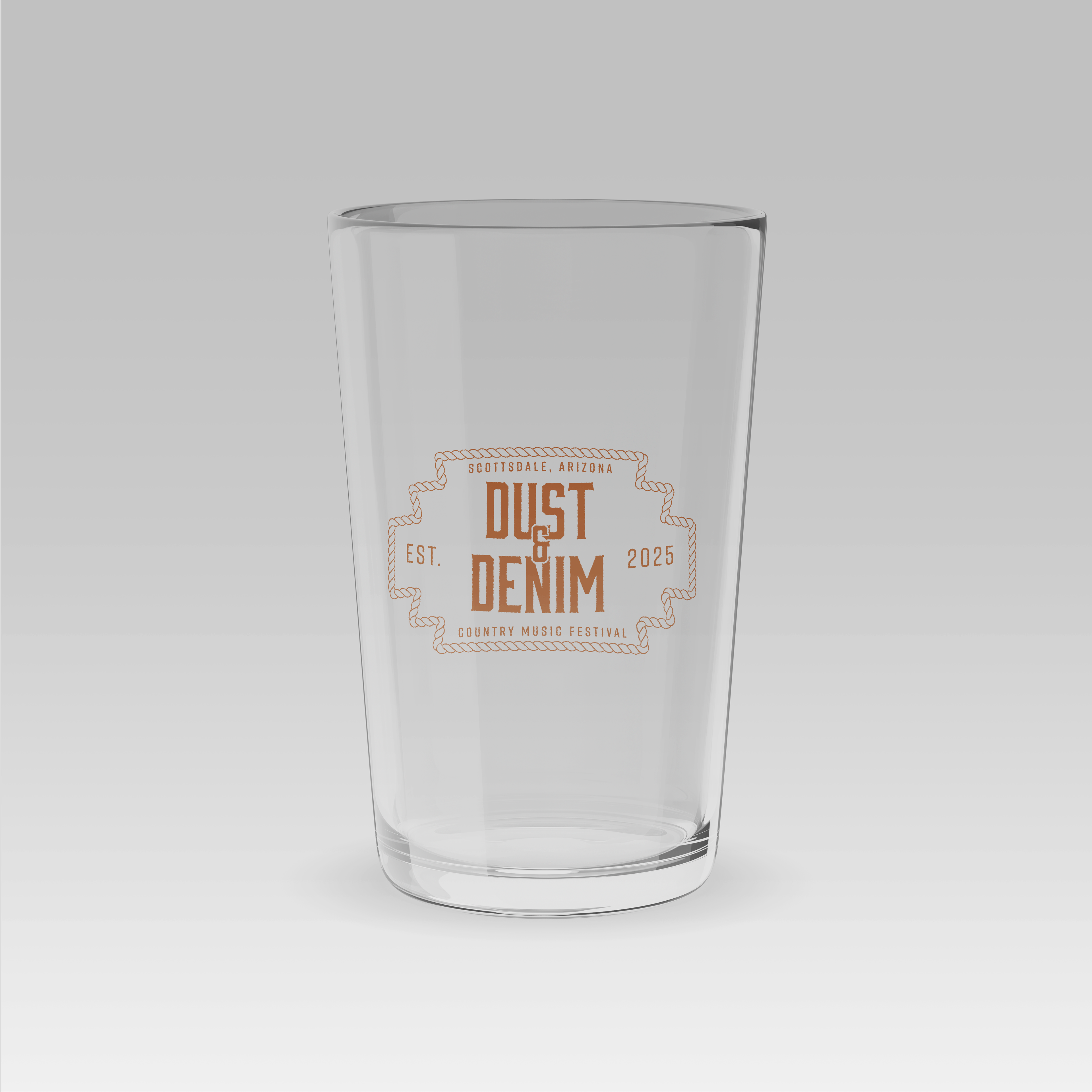 Dust and Denim Beer Glass #2 2025
